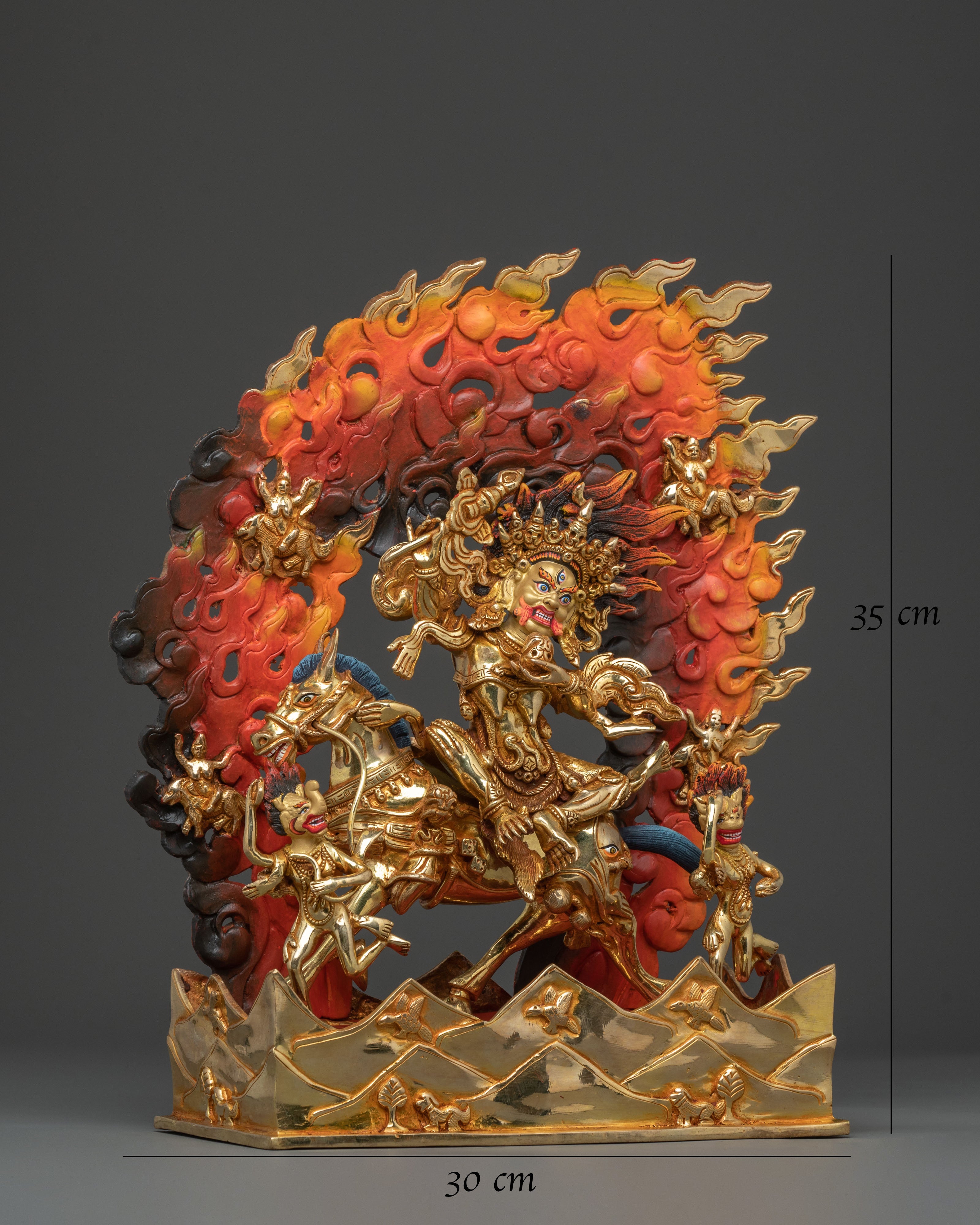 Palden Lhamo Sacred Sculpture | | Fierce Protector Goddess of Tibetan Buddhism