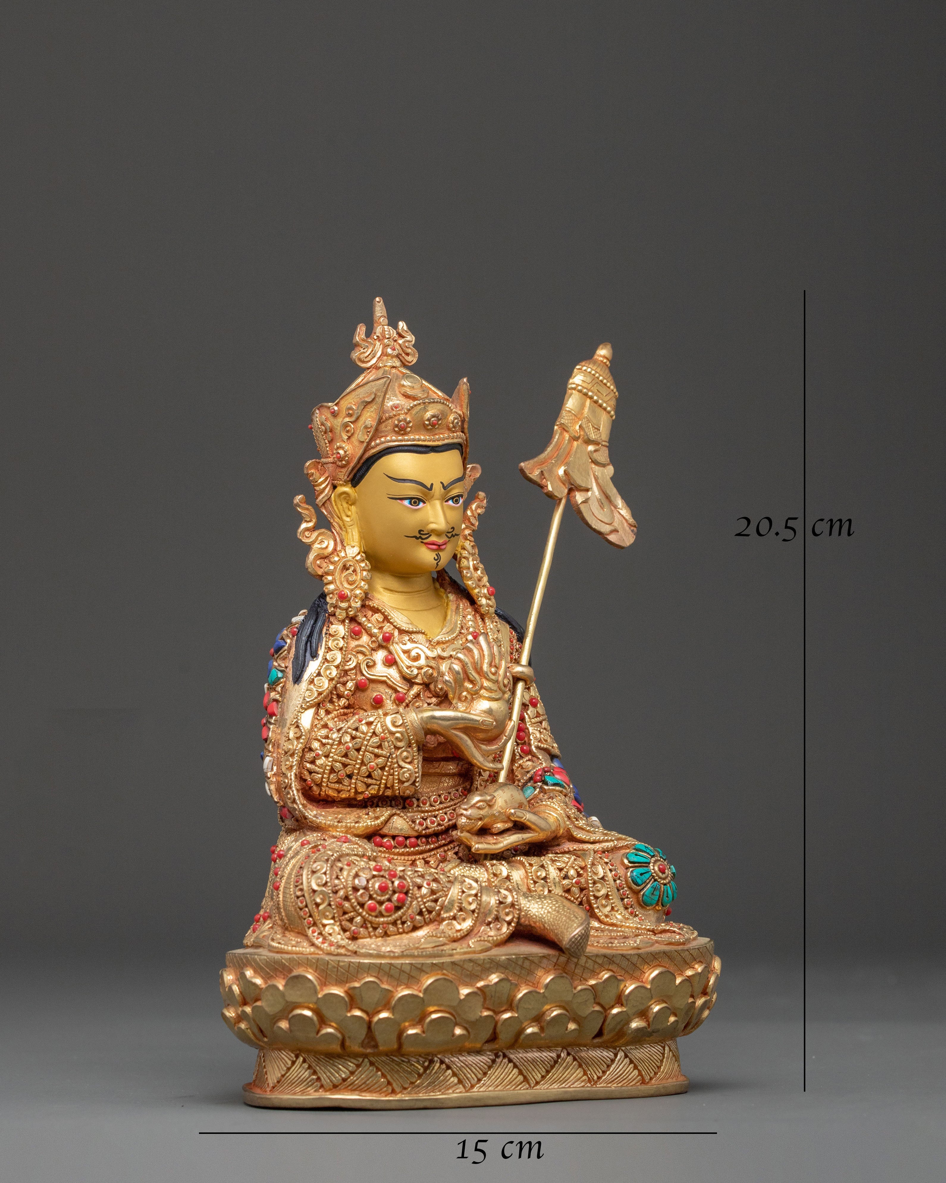 Handcrafted Guru Norlha Spiritual Statue | Home Decor