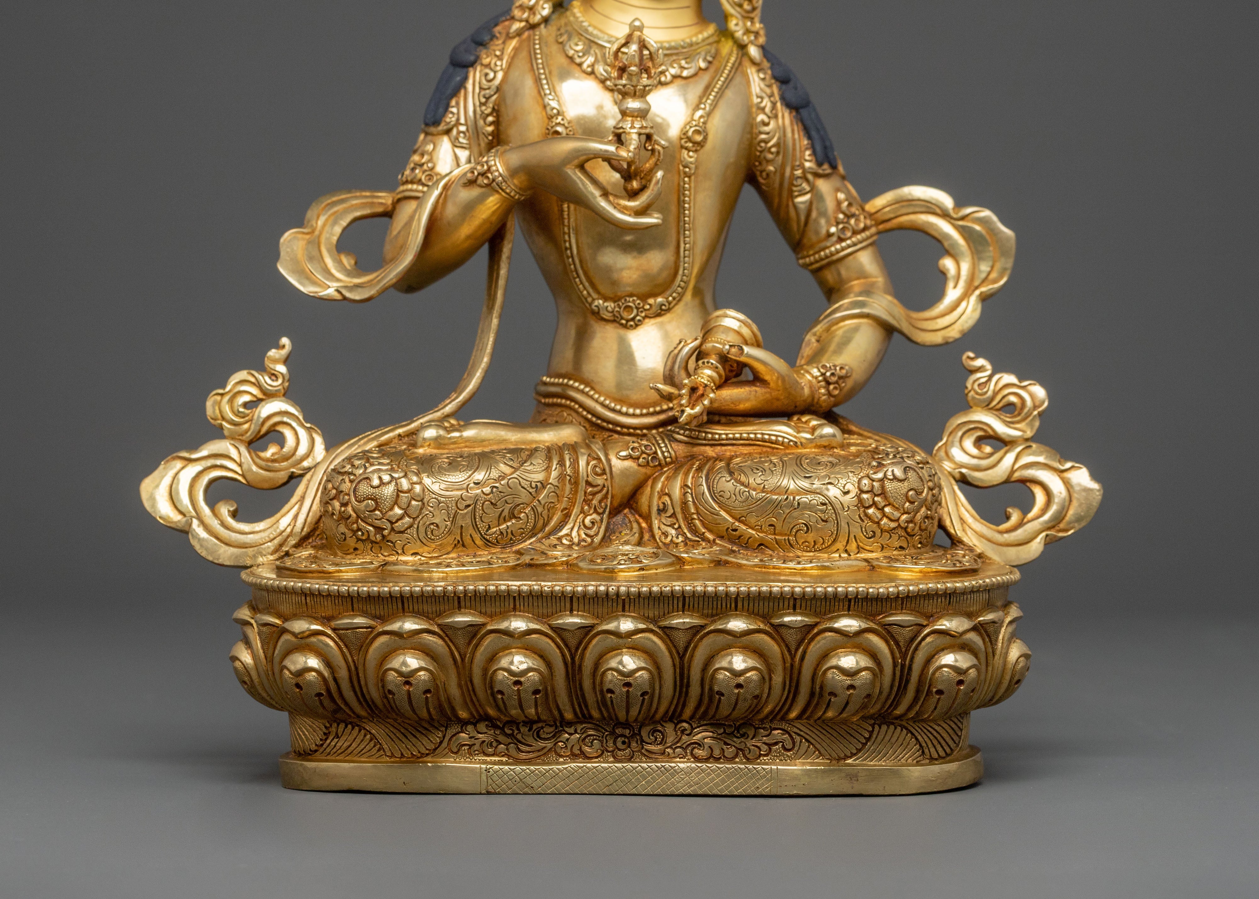 Vajrasattva Golden Statue | Spiritual Protection