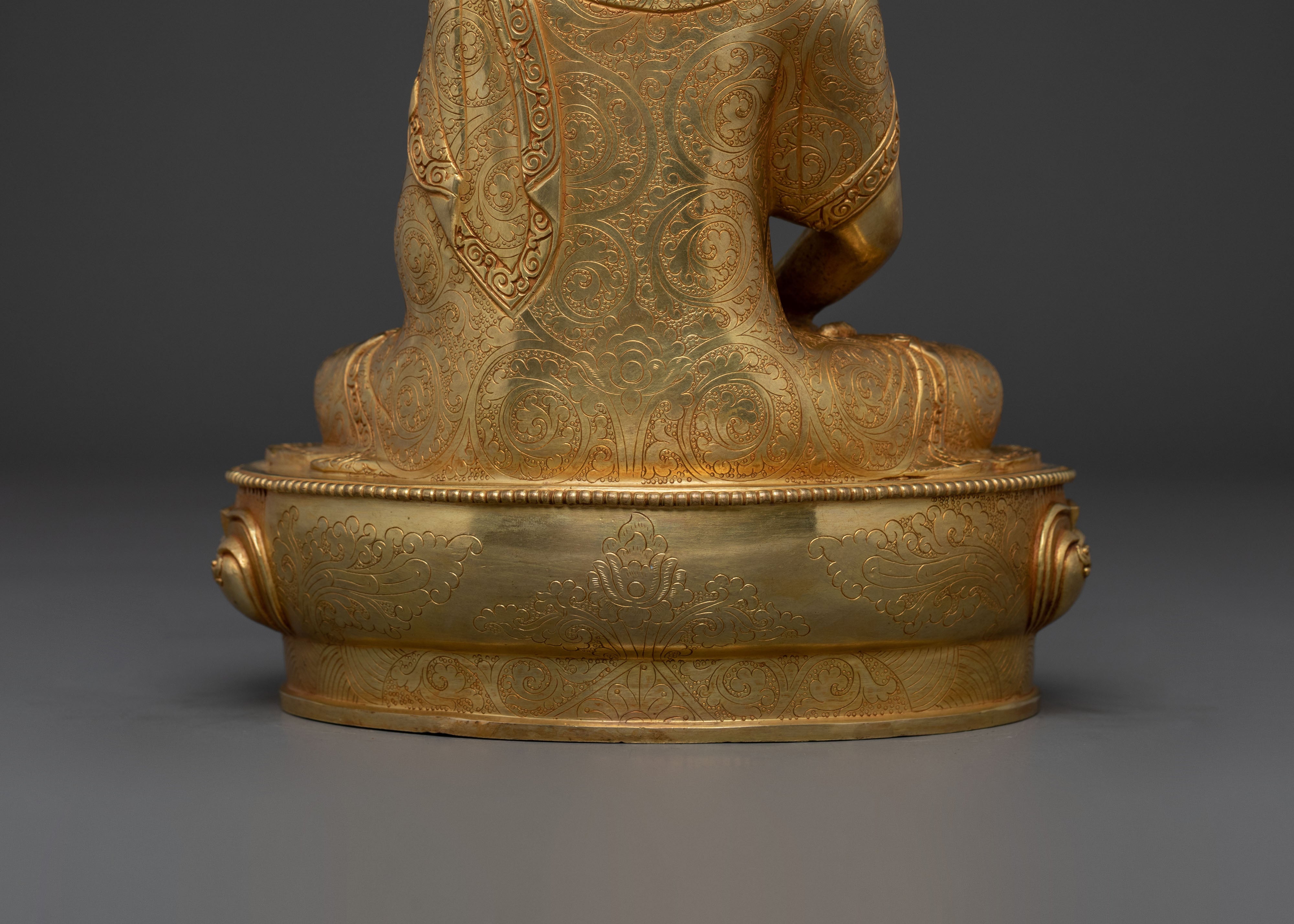 Handmade Amitabha Buddha Peaceful Statue | Buddhist Artwork