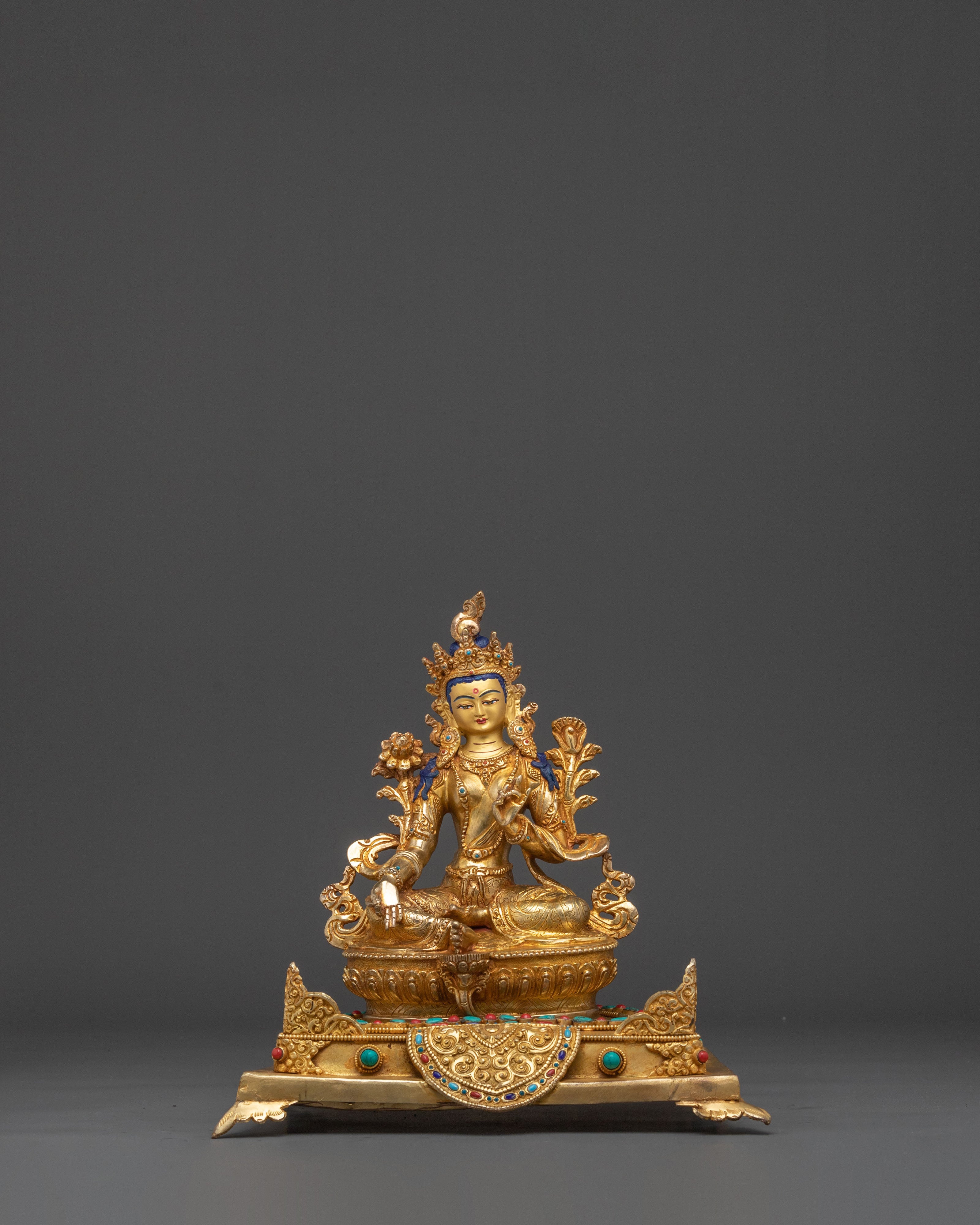 Exquisite 21 Tara Sacred Sculpture Set | Buddhist Shrine