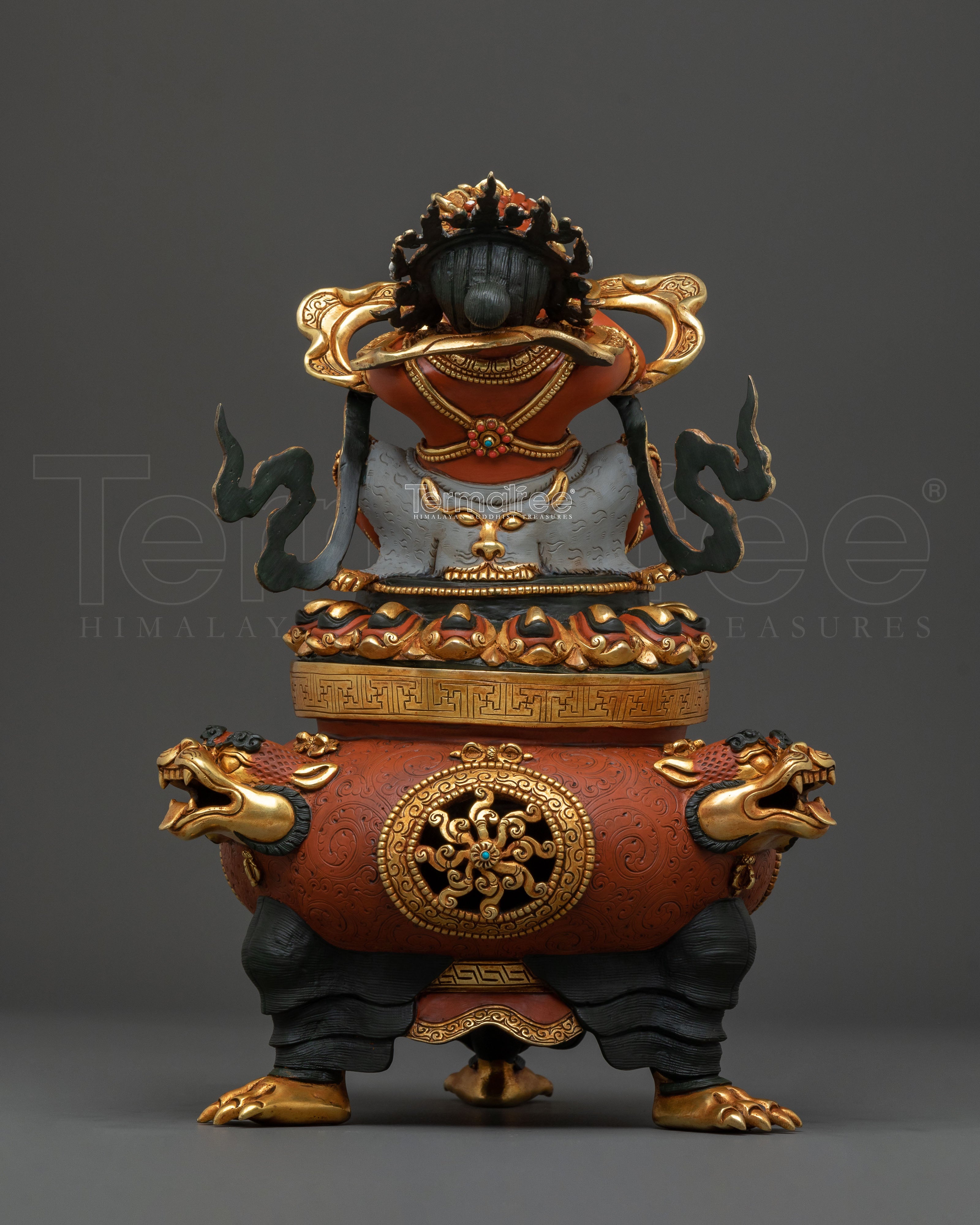 Vajradaka Traditional Sculpture – Exquisite Gilded Copper
