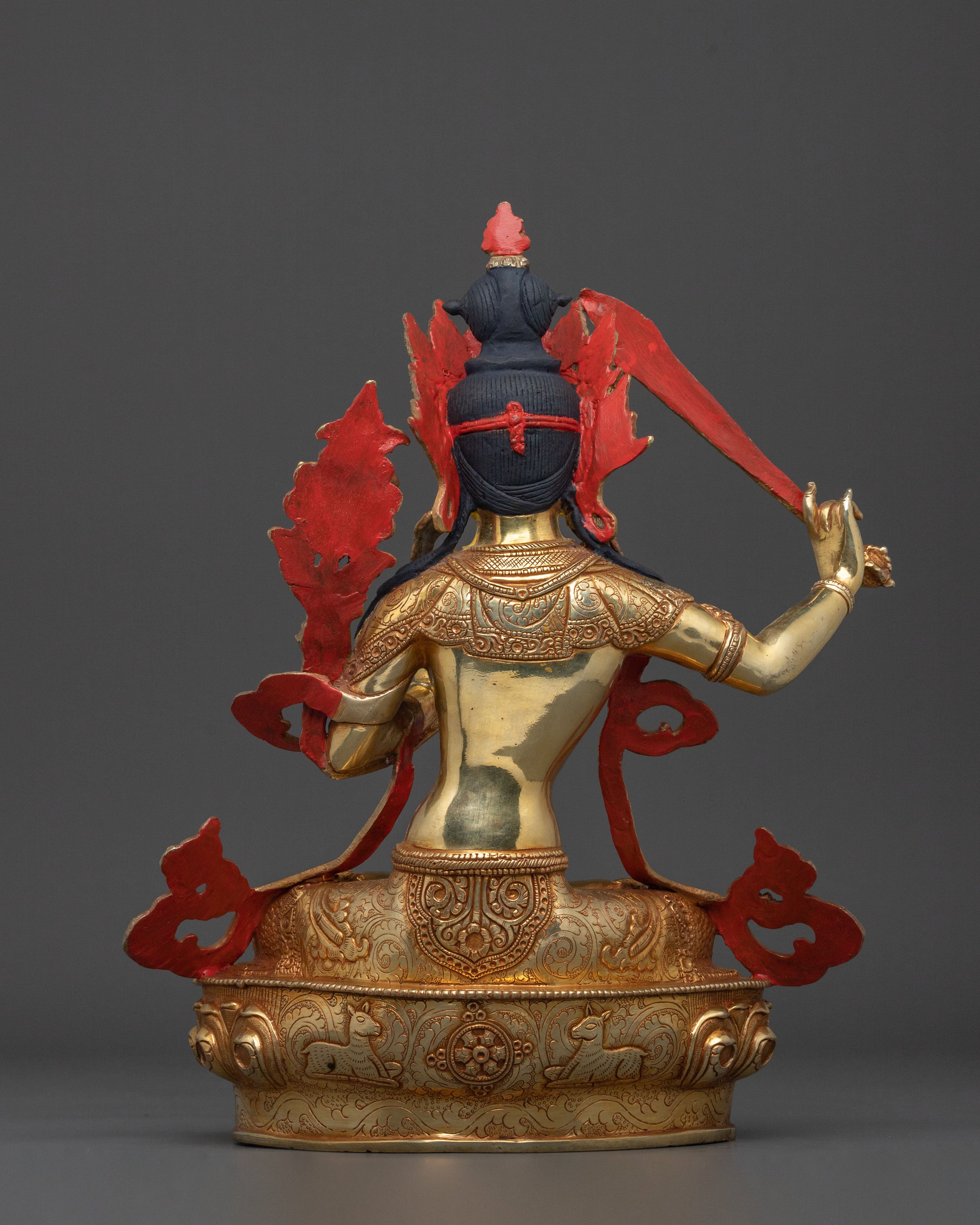 Handcrafted Manjushri Spiritual Statue | Radiant Wisdom