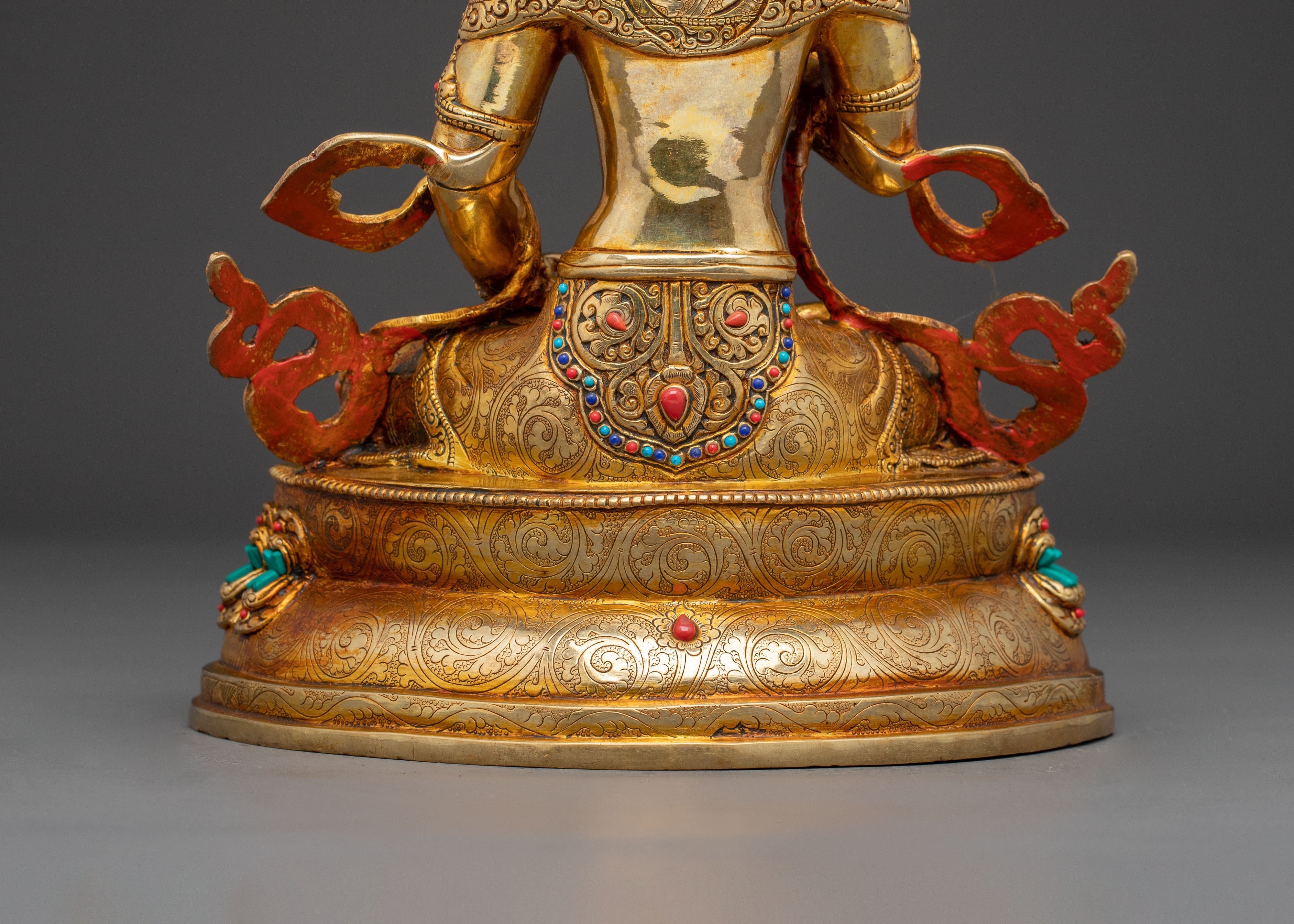 Vajrasattva Sacred Golden Statue | Bodhisattva of Purification