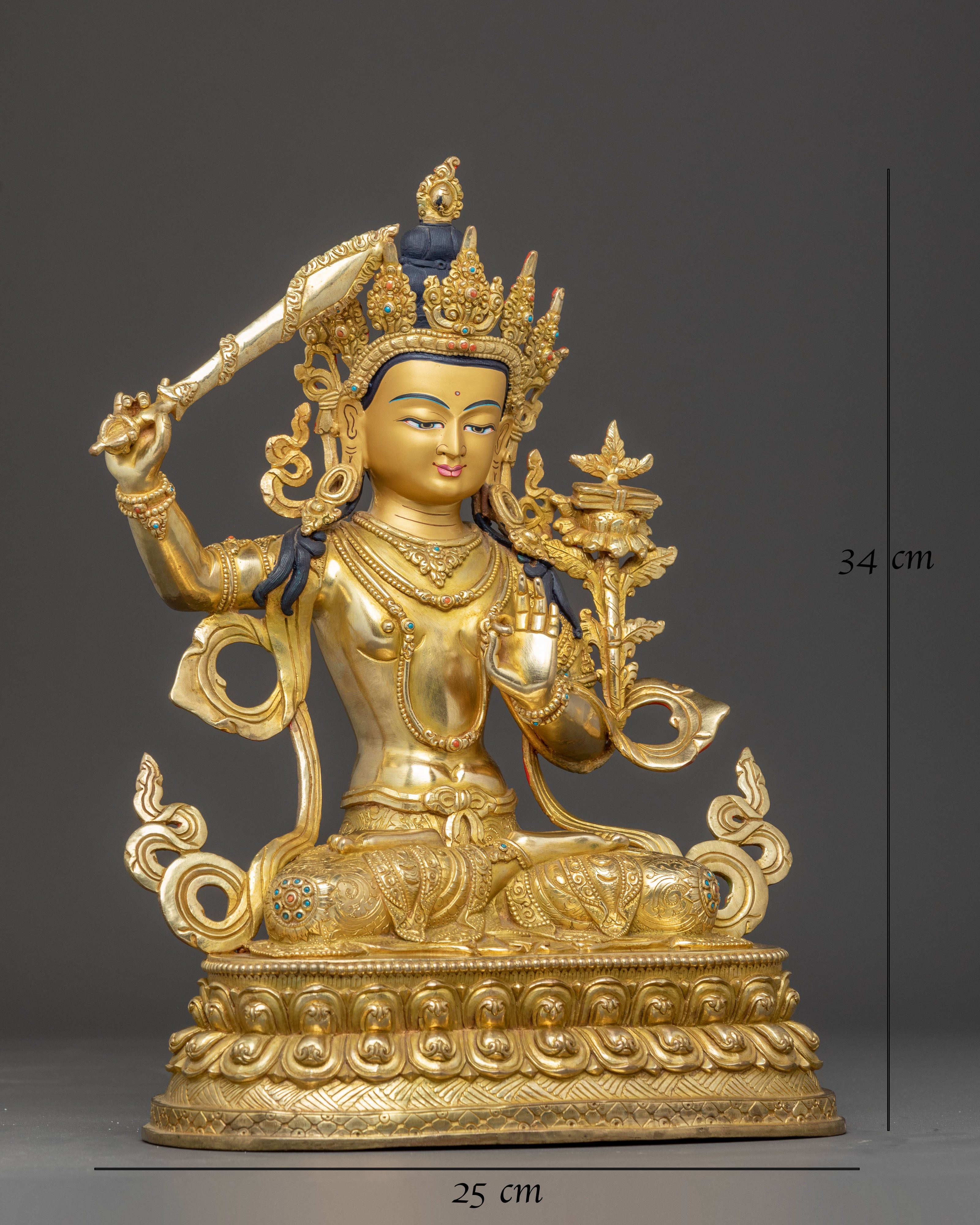 Manjushri Statue: The Power and Wisdom