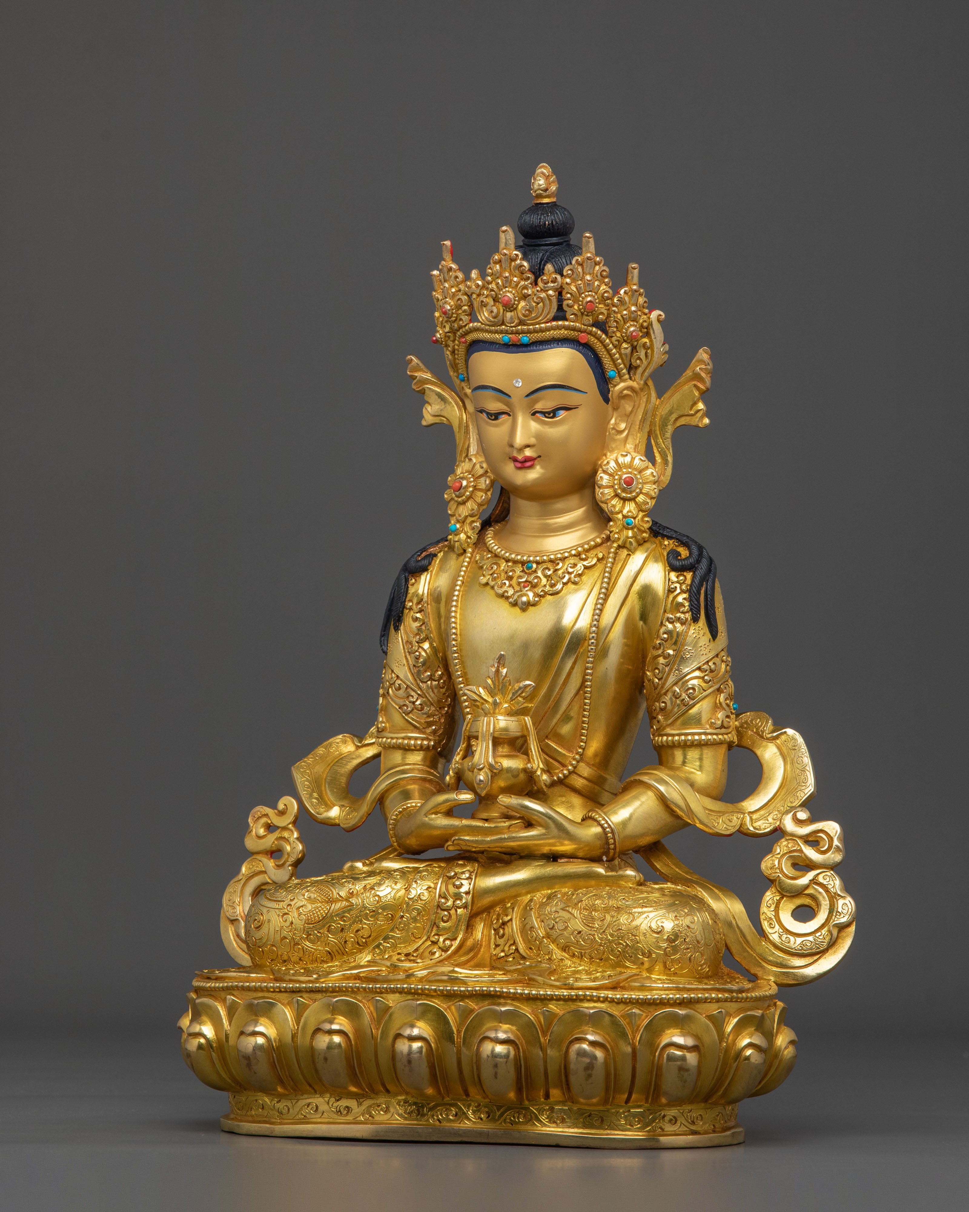 Amitayus Statue | Buddhist Long Life Deity