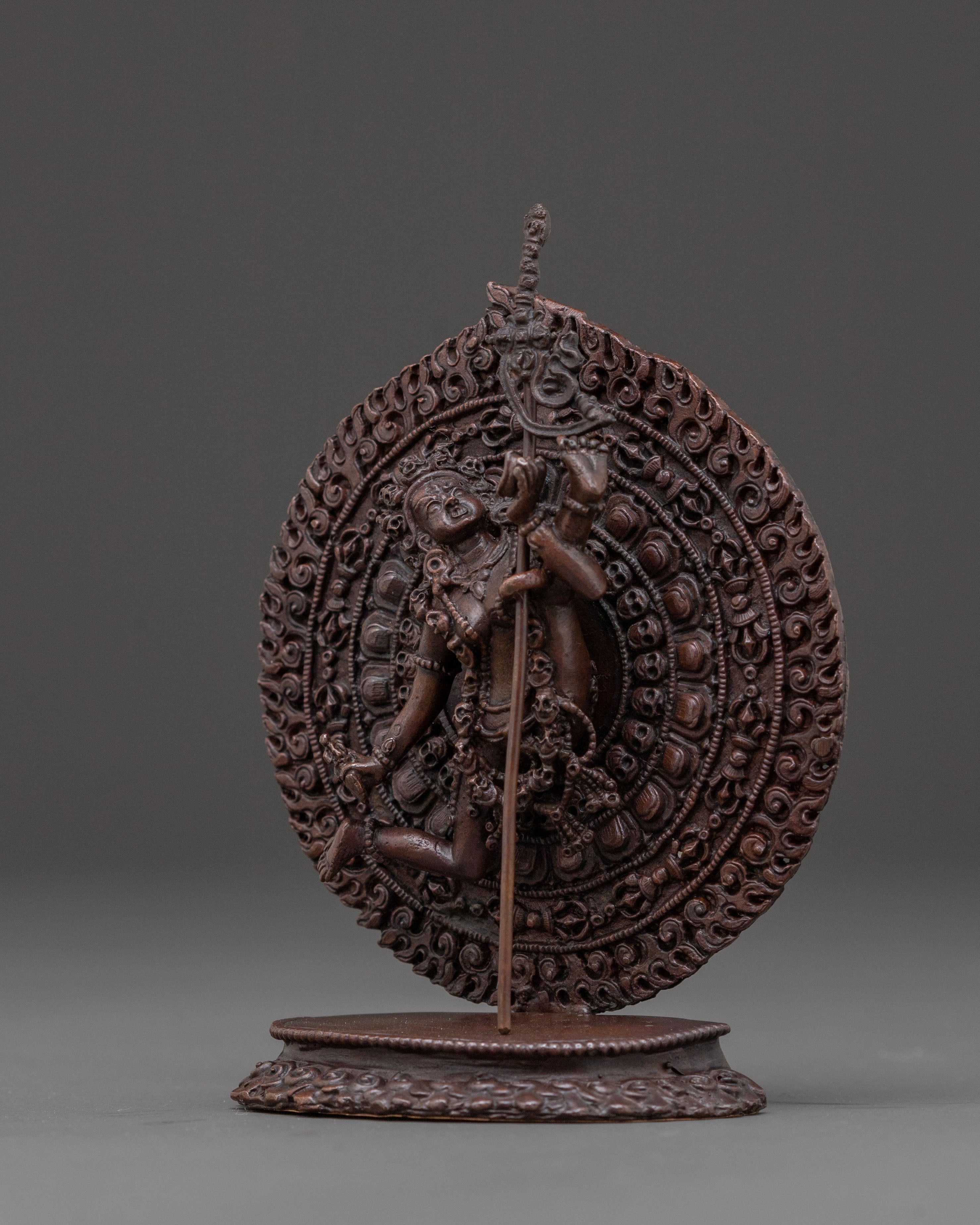 Vajrayogini Copper Statue: Fiery Wisdom Manifest