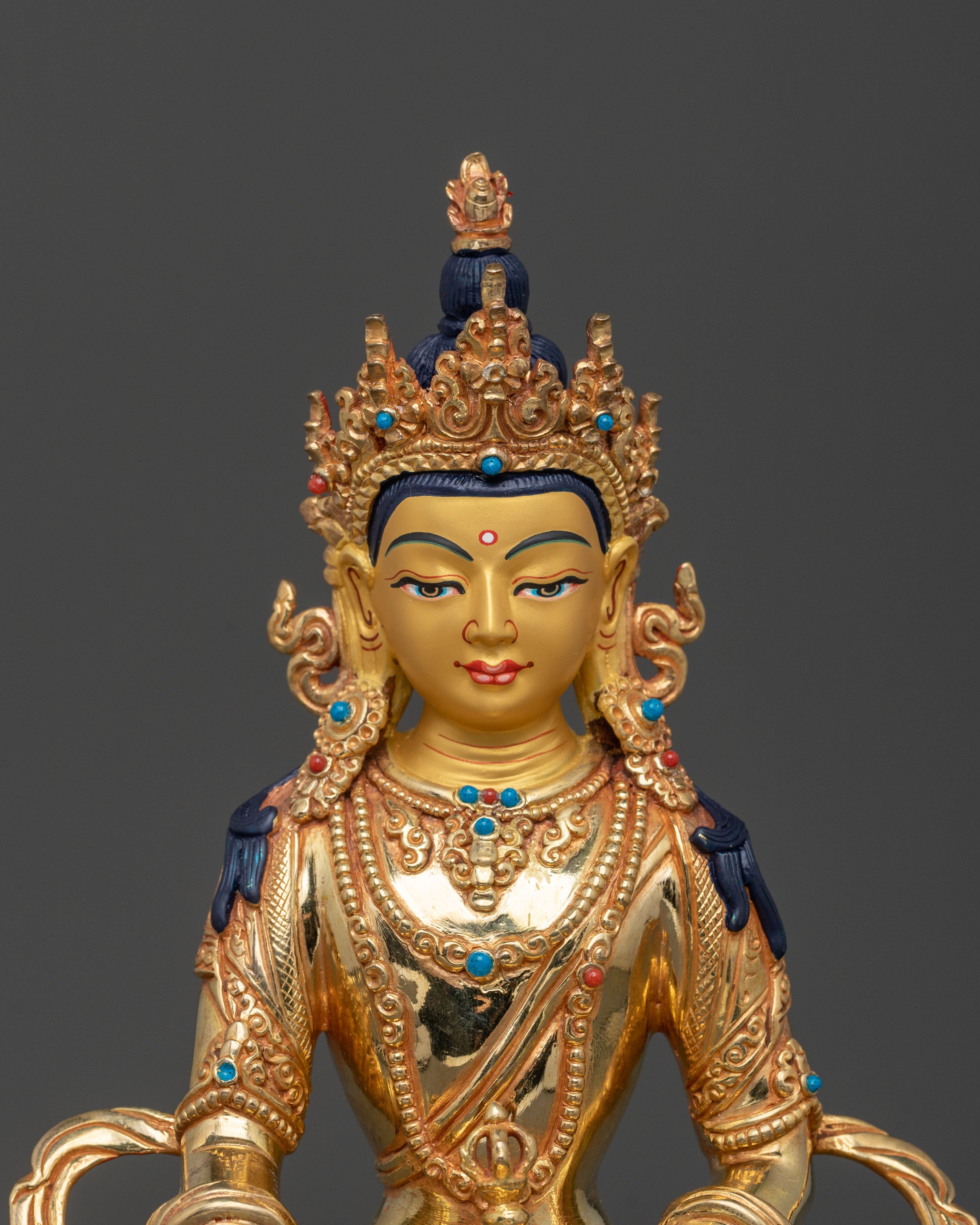 Mitrugpa Vajrayana Practice Statue in Radiant 24K Gold