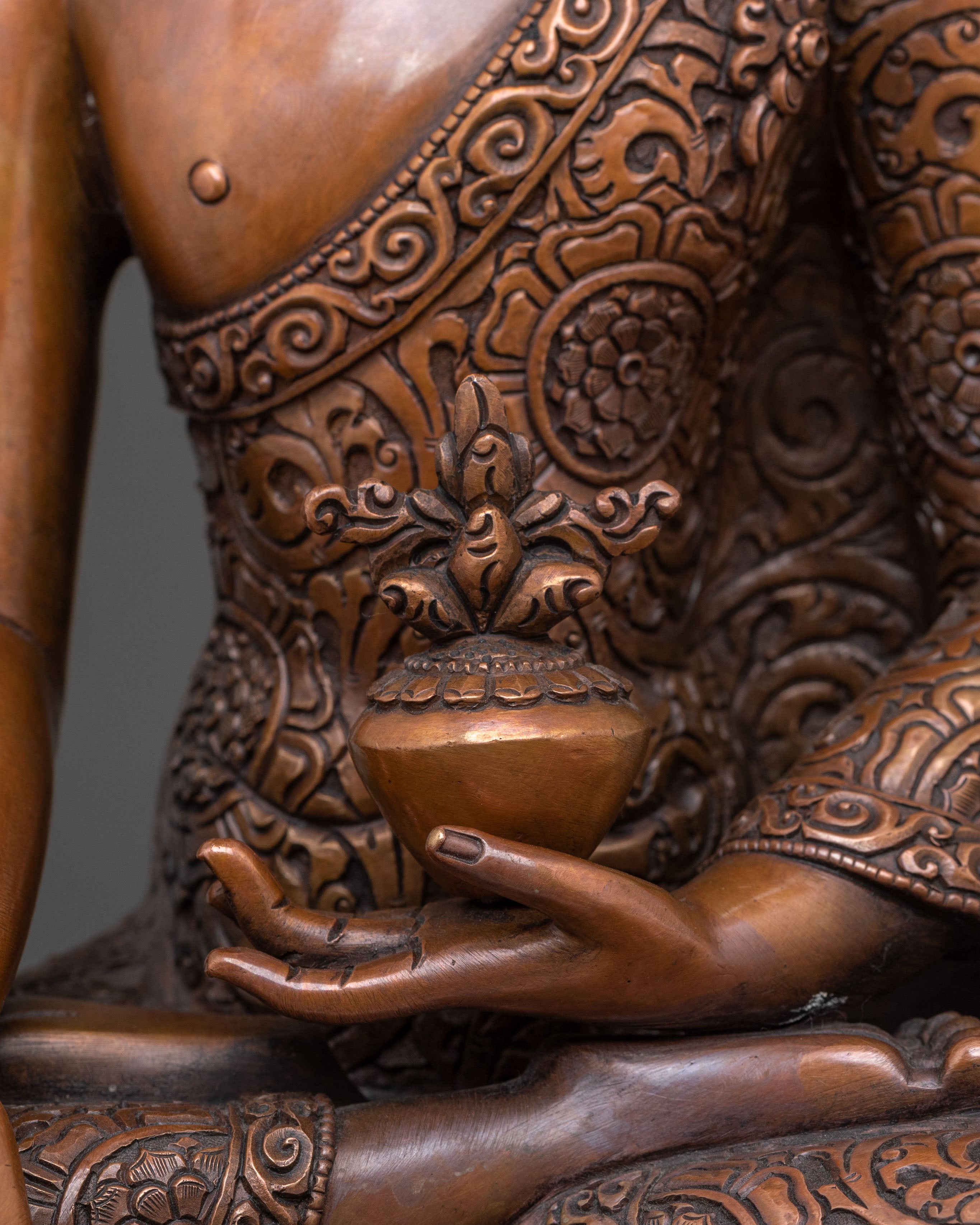 Medicine Buddha Power of Healing Statue | Spiritual Altar Decor
