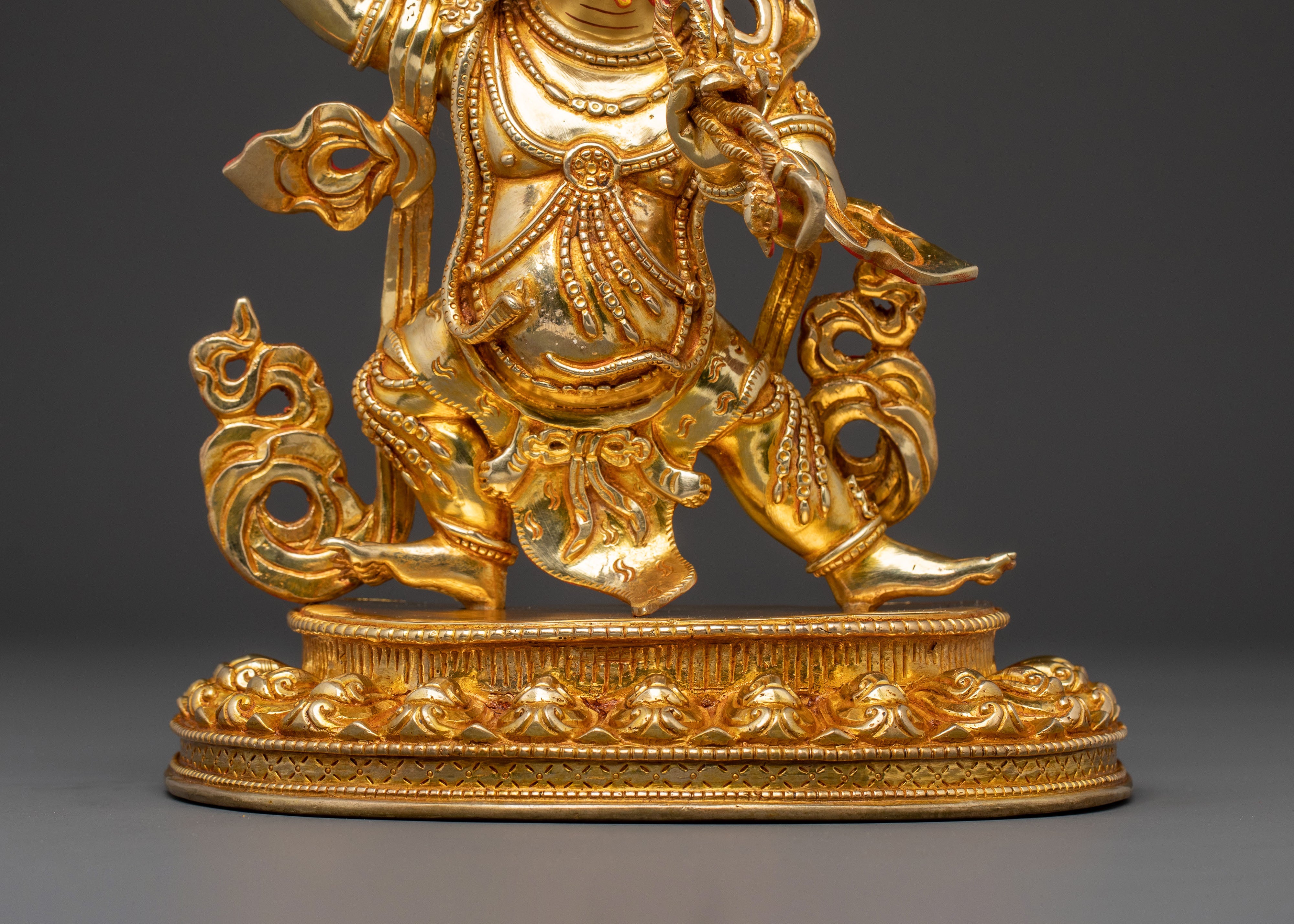 Golden Statue of Vajrapani | Protector of Wisdom