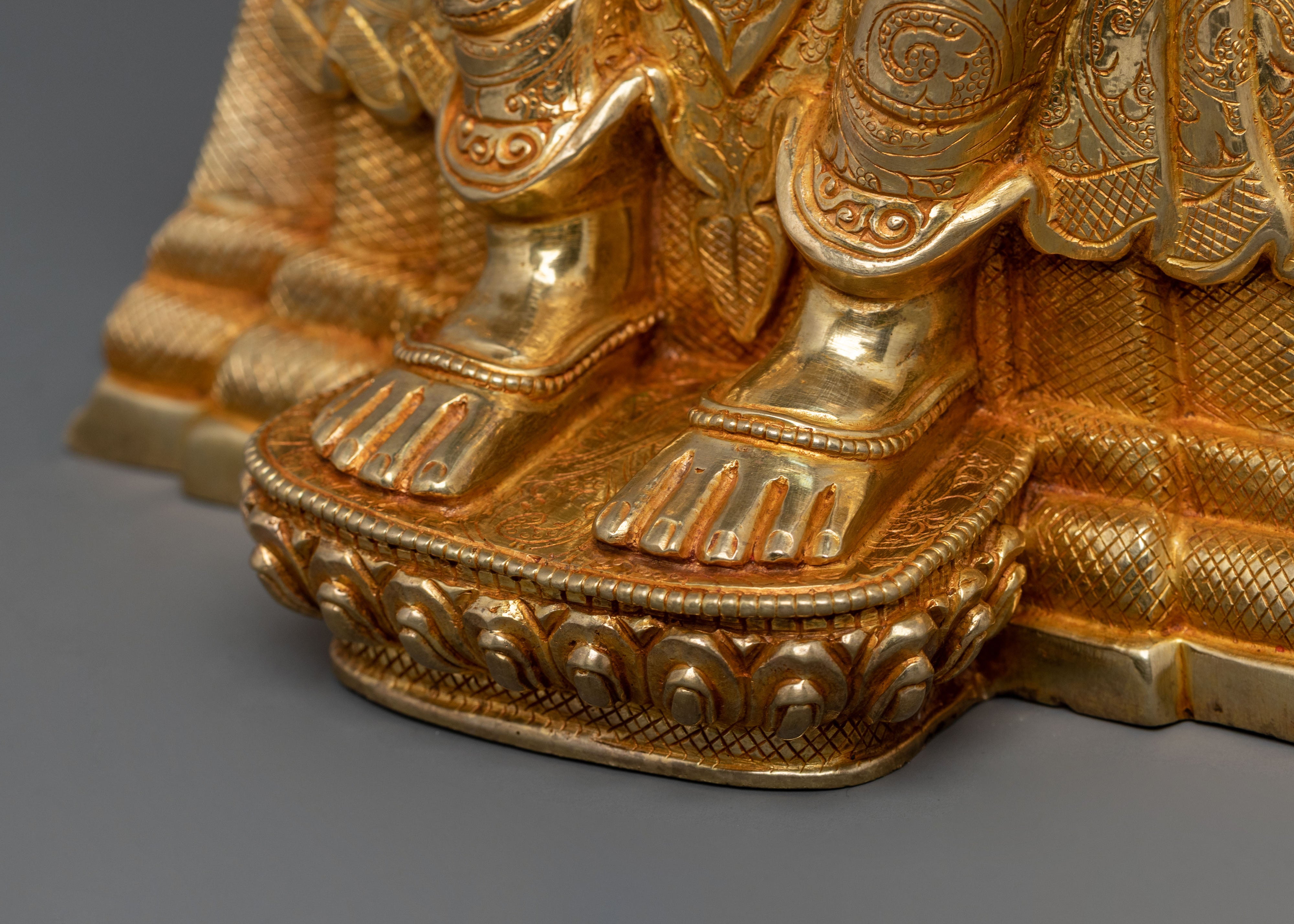Maitreya Buddha Handmade Sculpture | Sacred Himalayan Buddhist Art