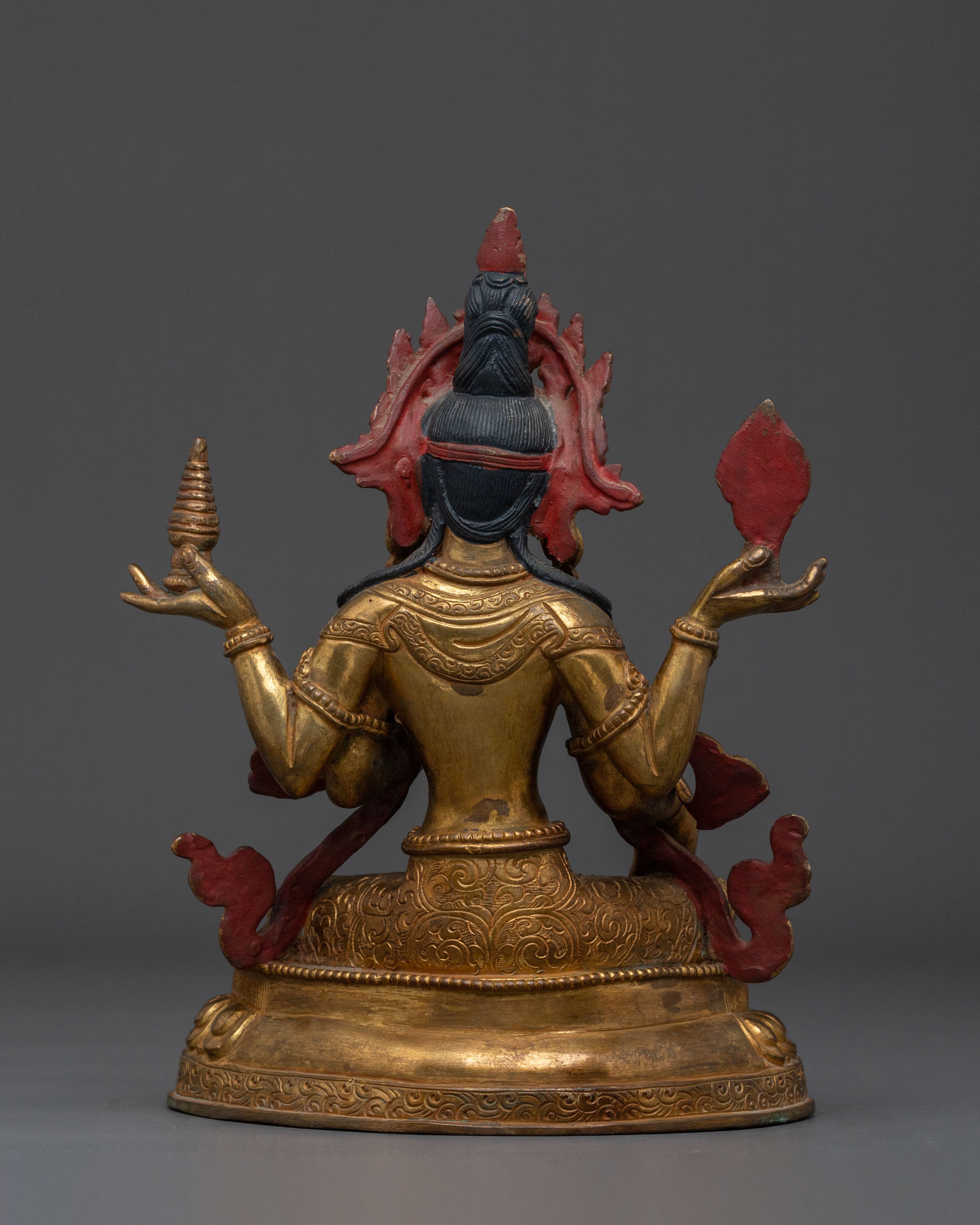 Hindu Devi Laxmi Sacred Sculpture: Sacred Home Decor