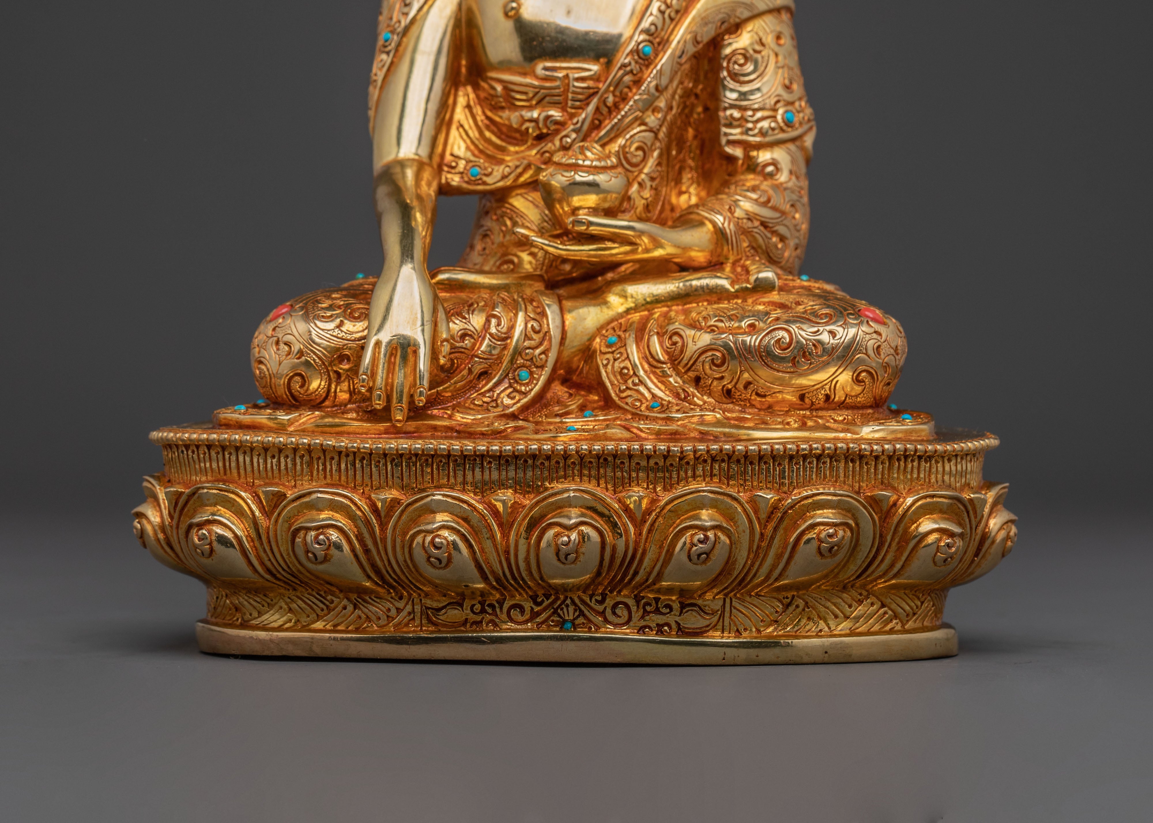 Shakyamuni Buddha Handcrafted Copper Statue