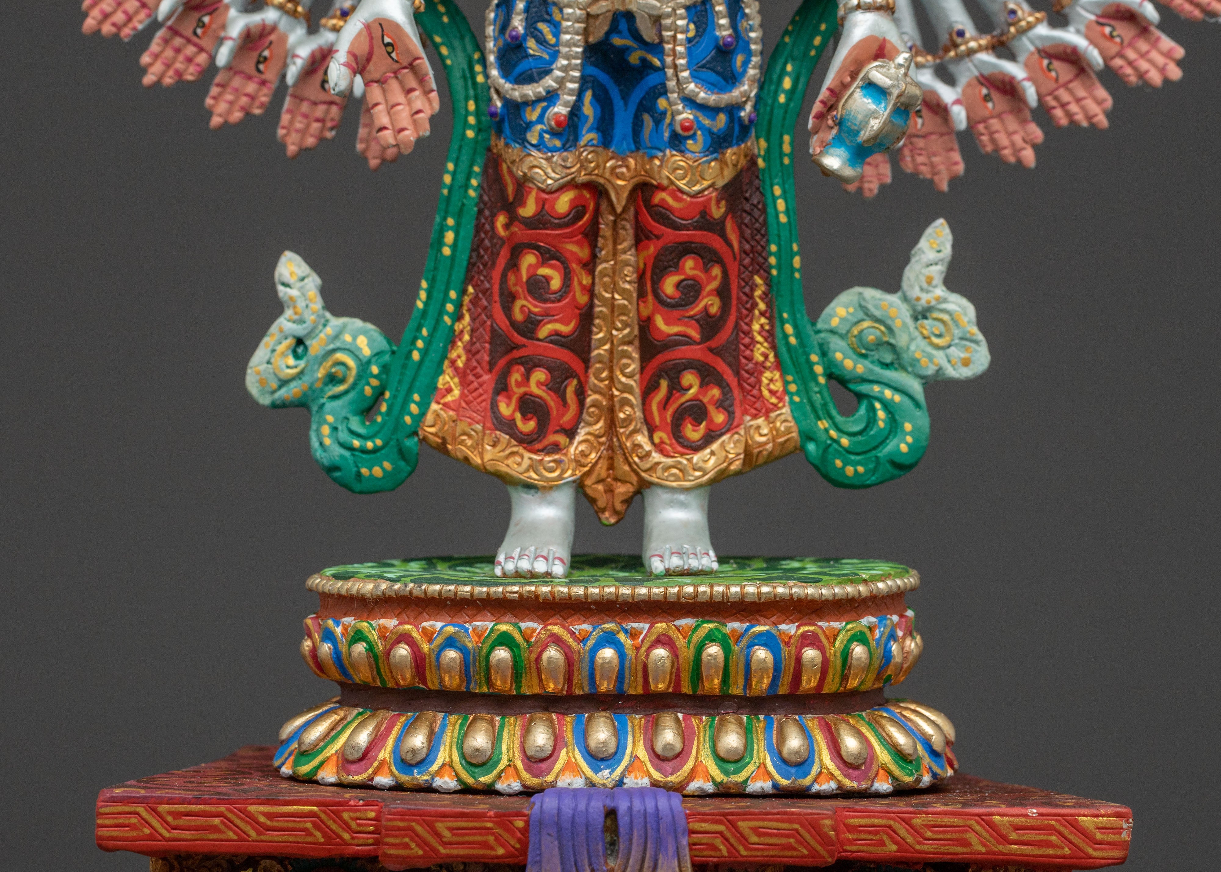 Statue of 1000 Armed Chenrezig | Handcrafted Figure