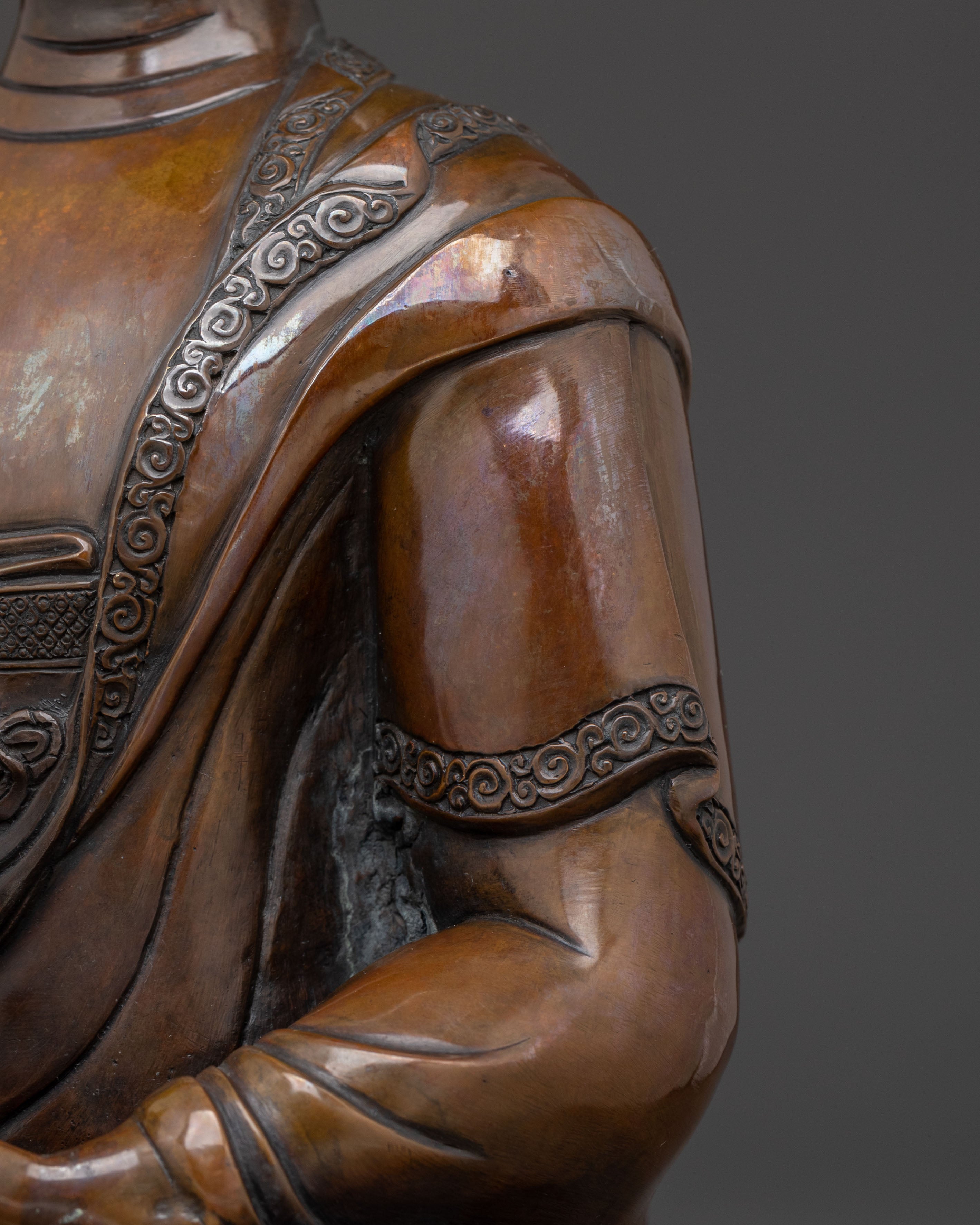 Medicine Buddha Spiritual Sculpture: Altar Decor