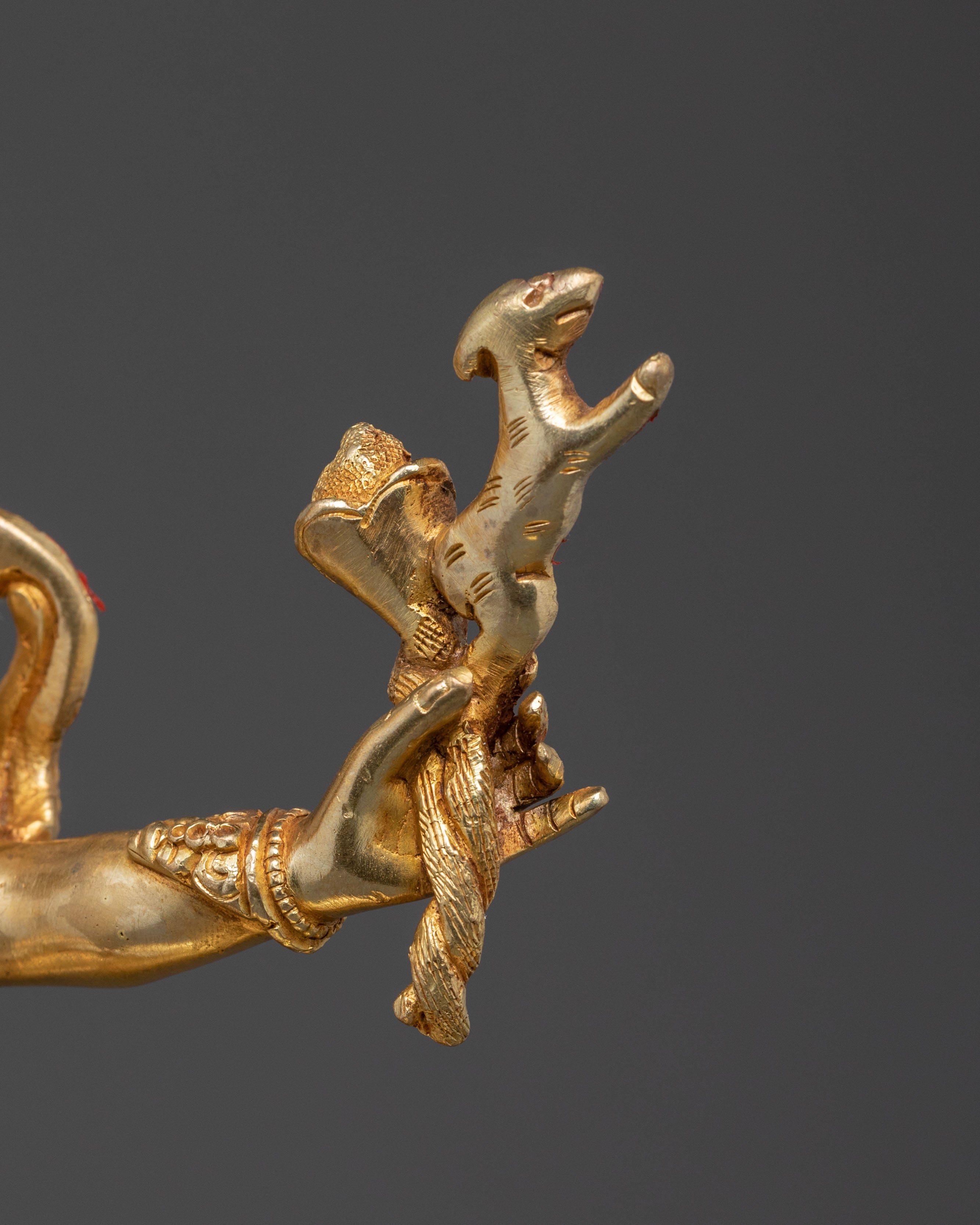 Three Dharmapalas Handcrafted Statue Set