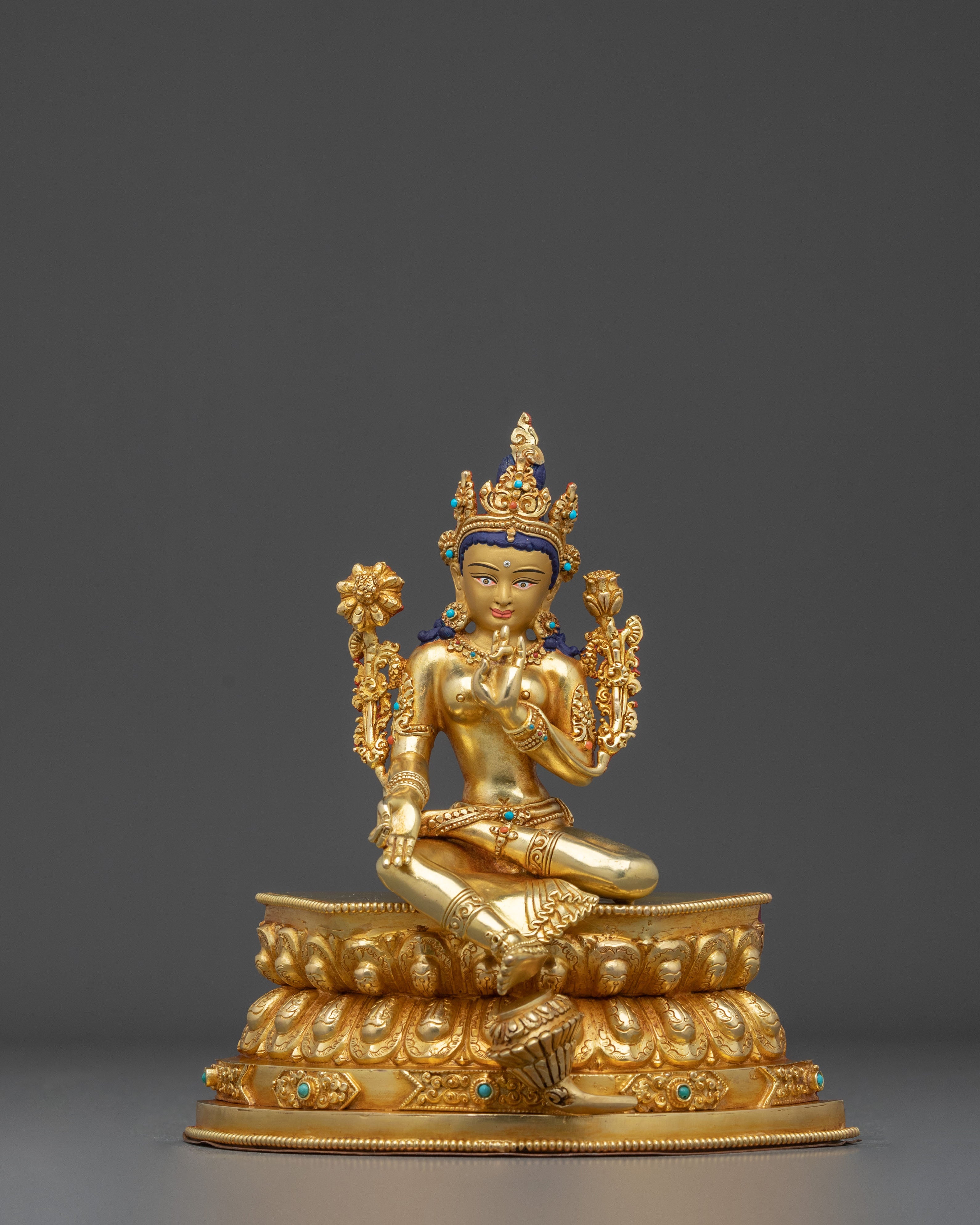 Green Tara Statue: Guardian of Compassion