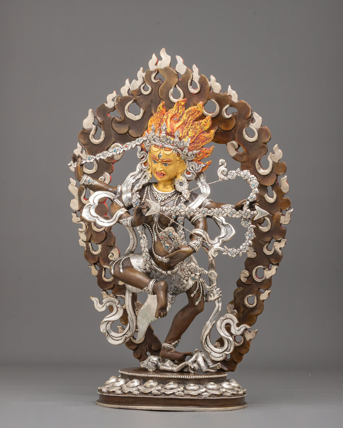 Kurukulla Oxidized Sculpture | Buddhist Copper Figurine