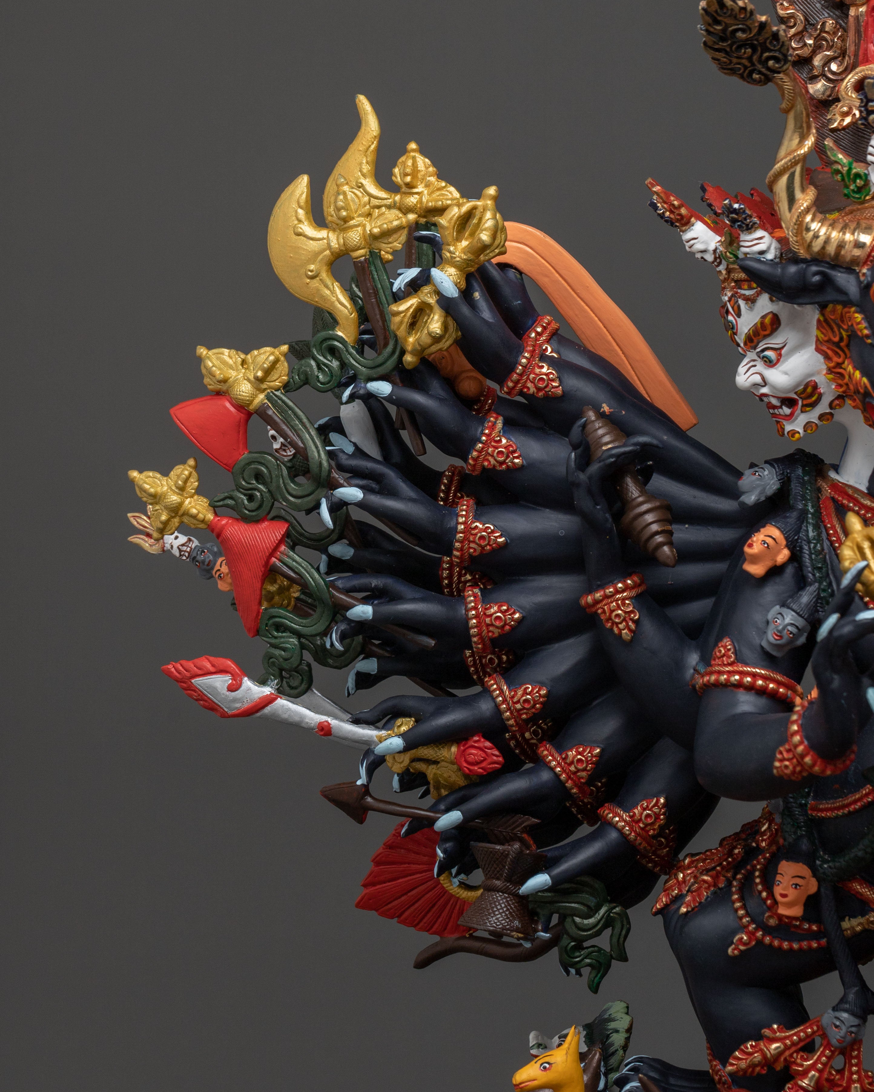 Meditation Deity Yamantaka Statue | Wrathful Buddha of Wisdom