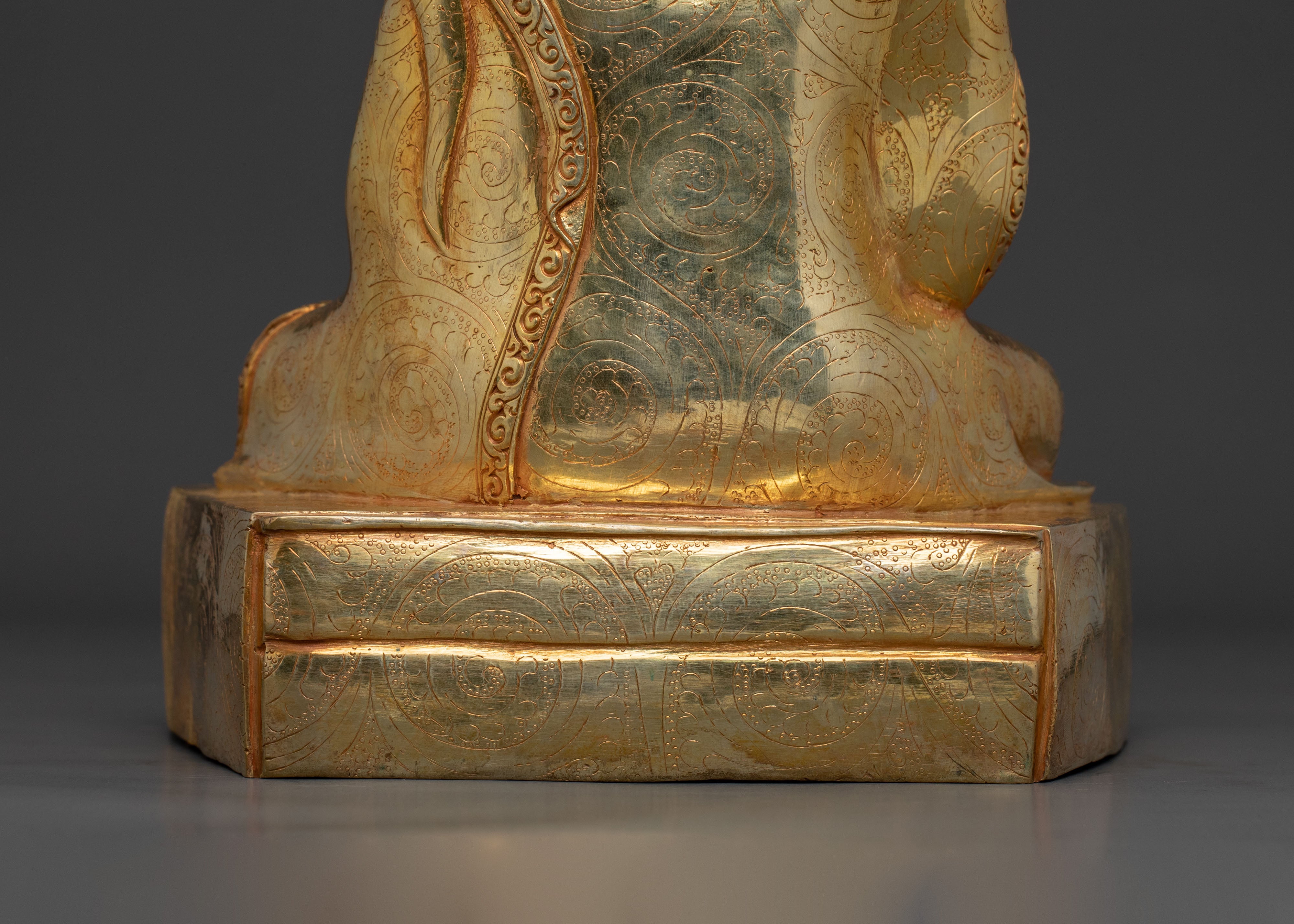 Santarakshita Statue | Tibetan Sacred Sculpture