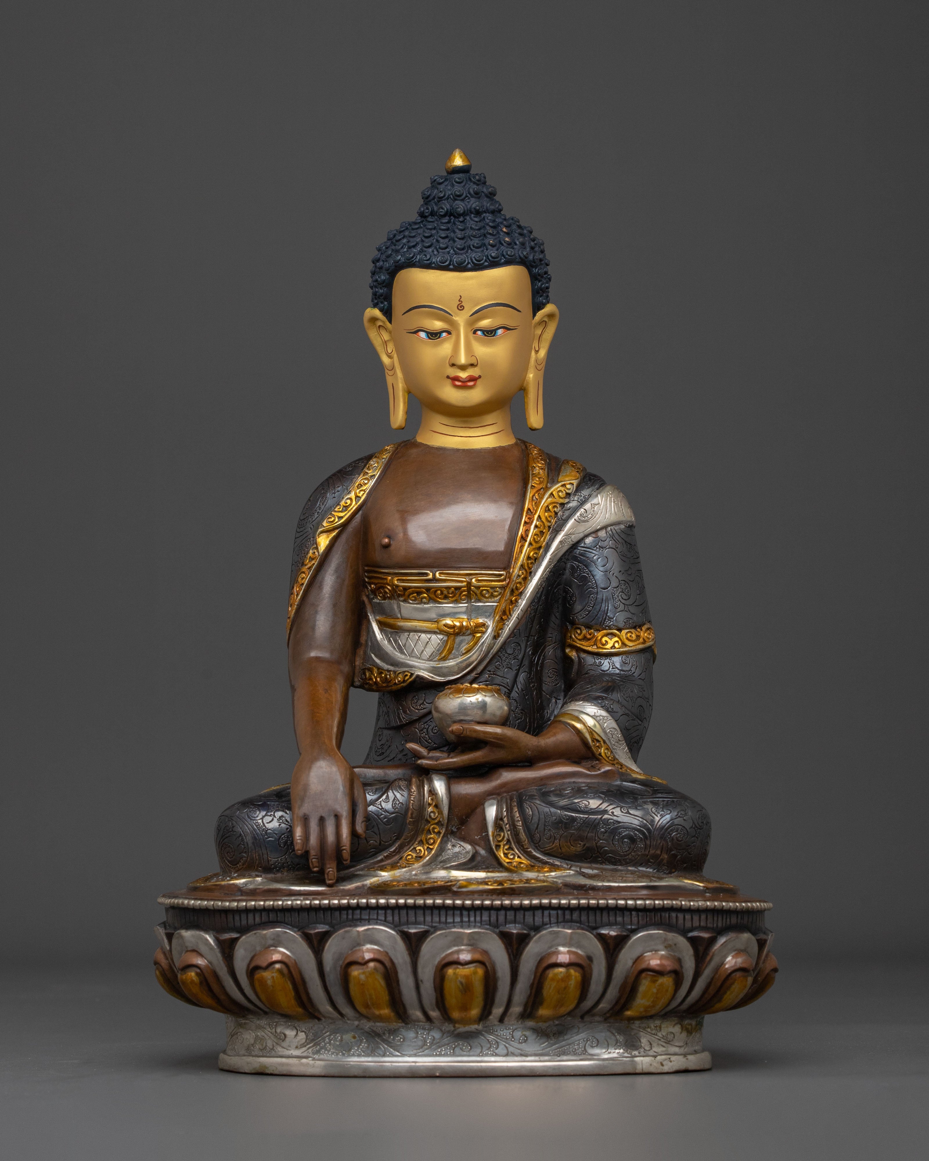 Gautama Buddha Buddhist Statue | Traditional Himalayan Spiritual Artwork