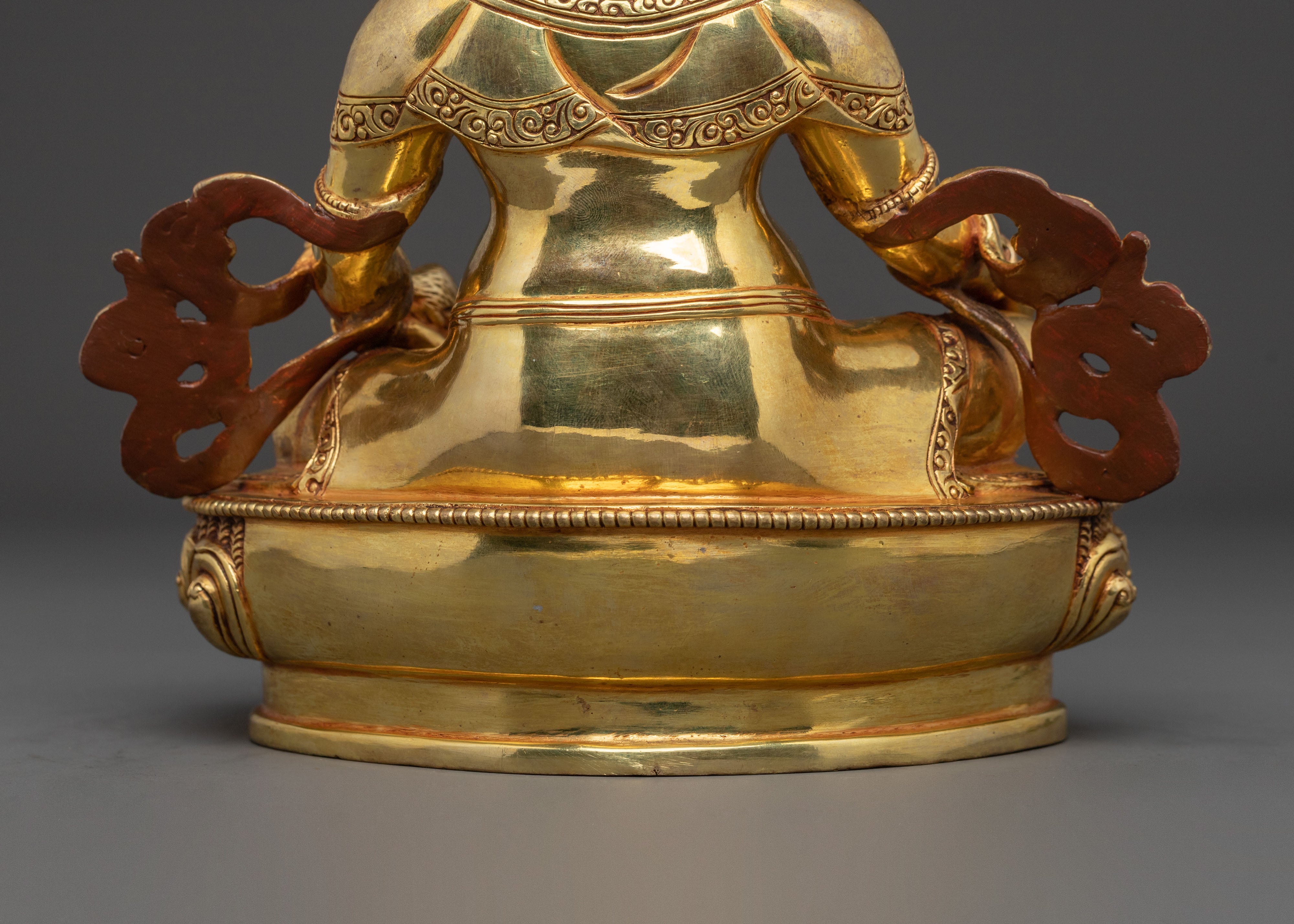 Handcrafted Dzambhala Statue | Golden Figurine