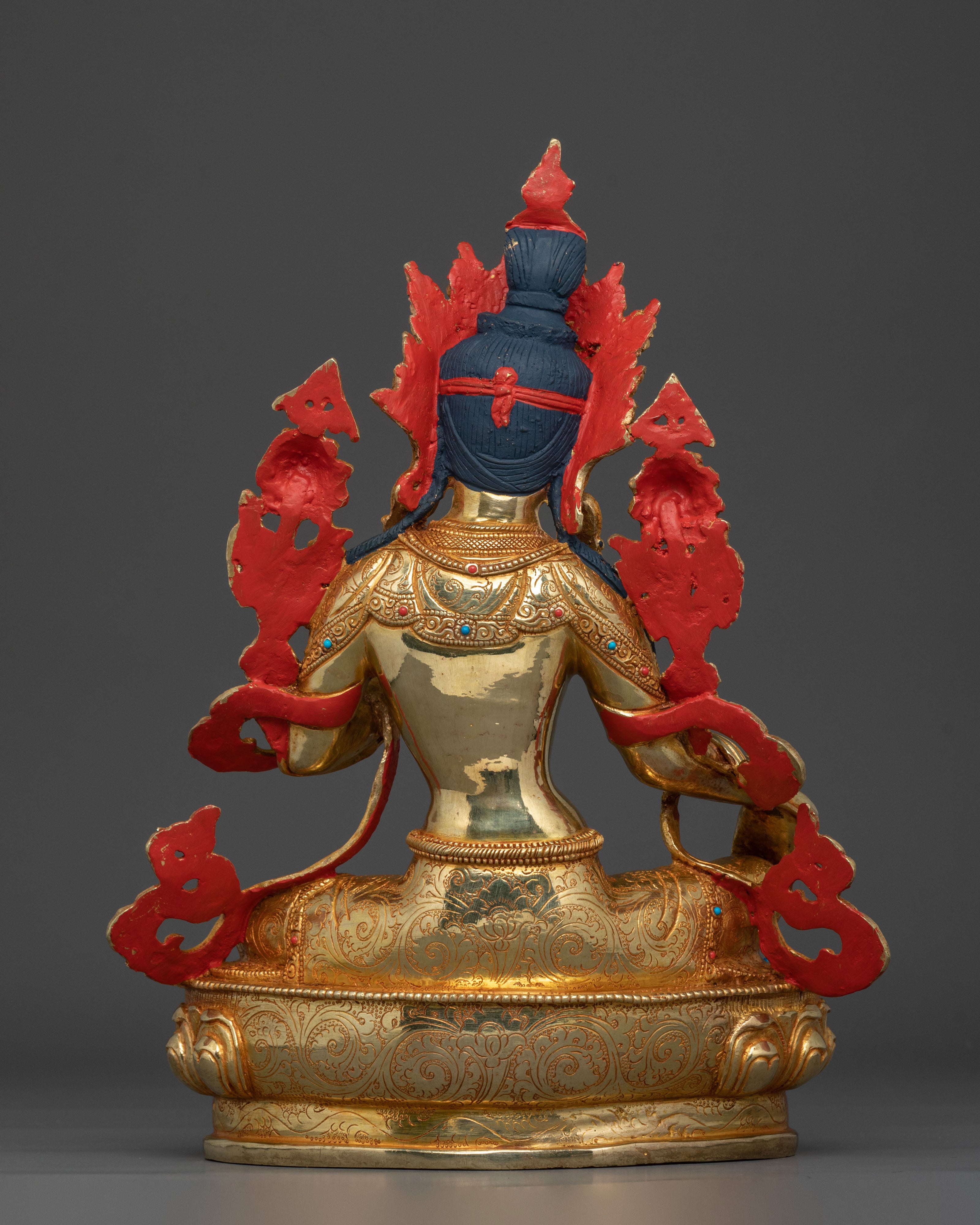 Green Tara Bodhisattva Handcrafted Sculpture
