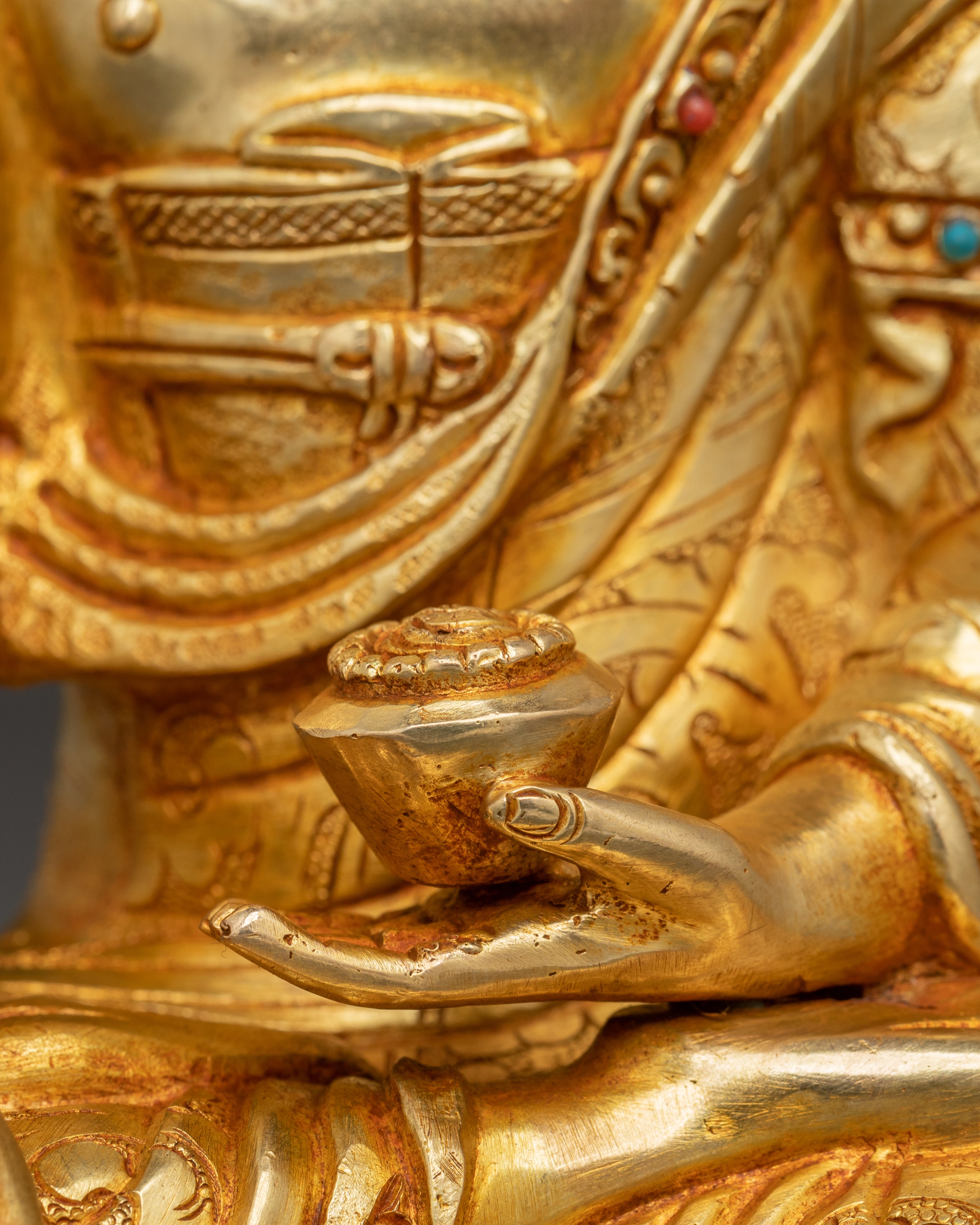 Handmade Sculpture of Dharma Guru Shakyamuni Buddha | Enlightened Master