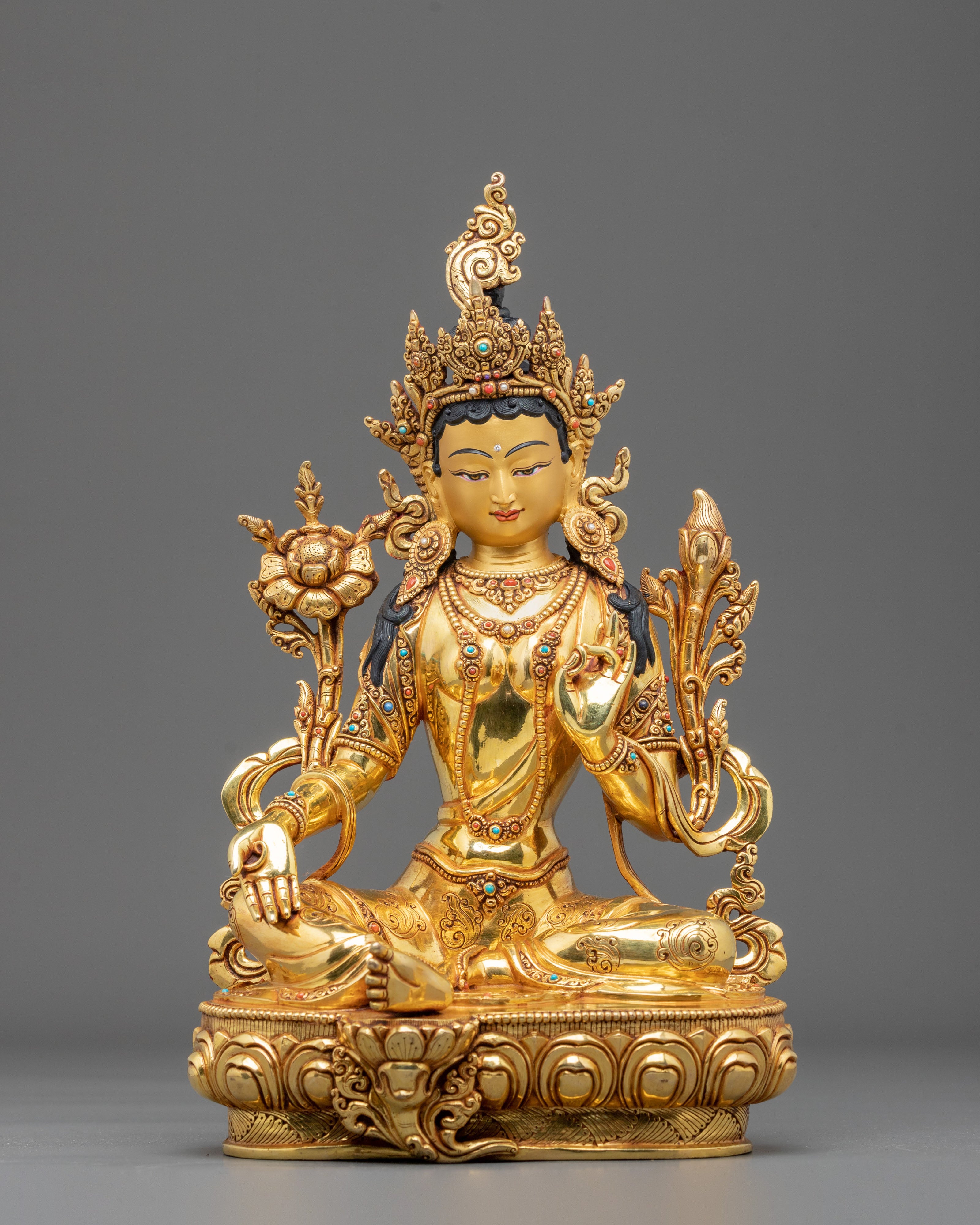Green Tara Statue