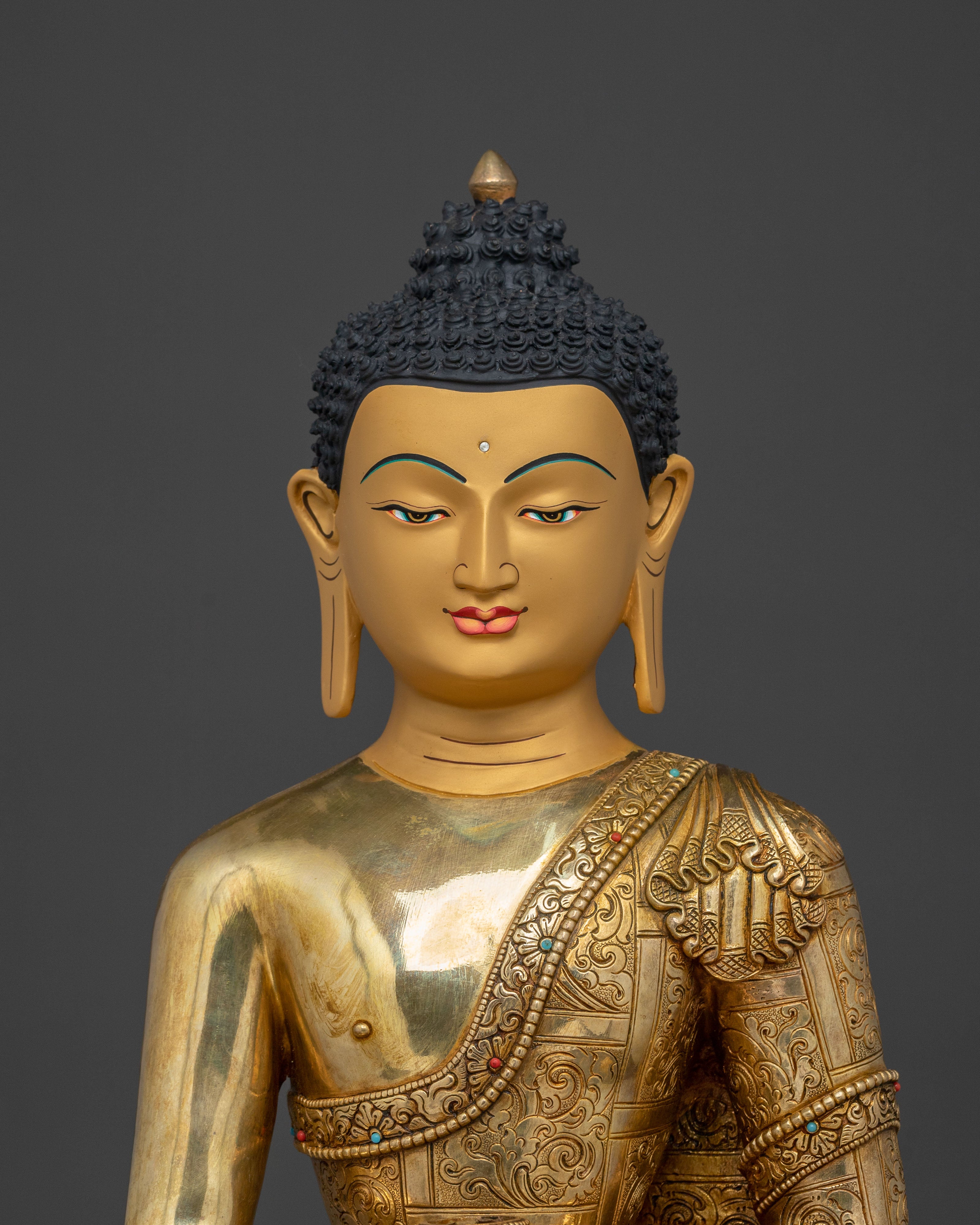 Shakyamuni Buddha Statue with Disciples | Home Decor