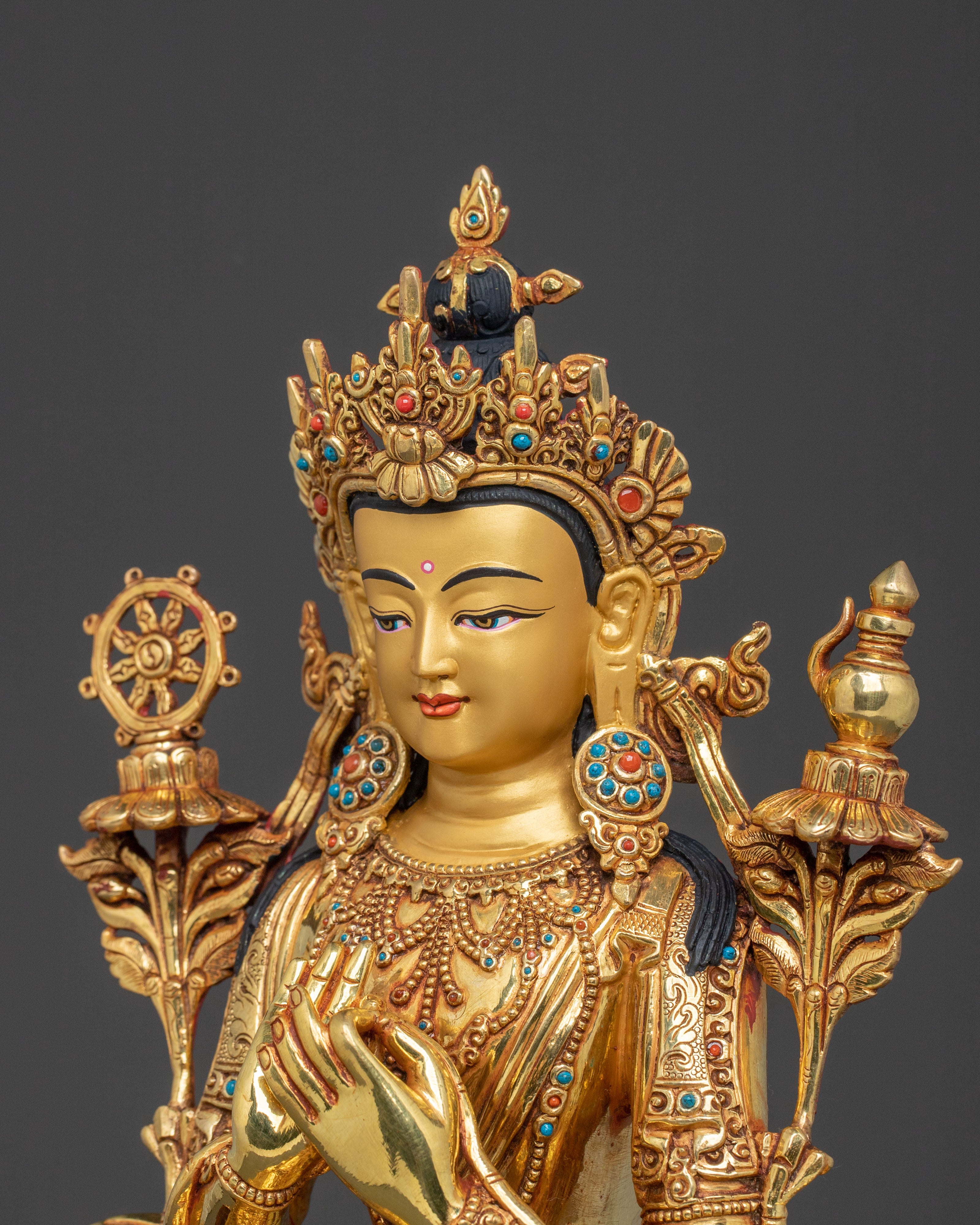 Maitreya Buddha Sacred Altar Statue | Home Decor