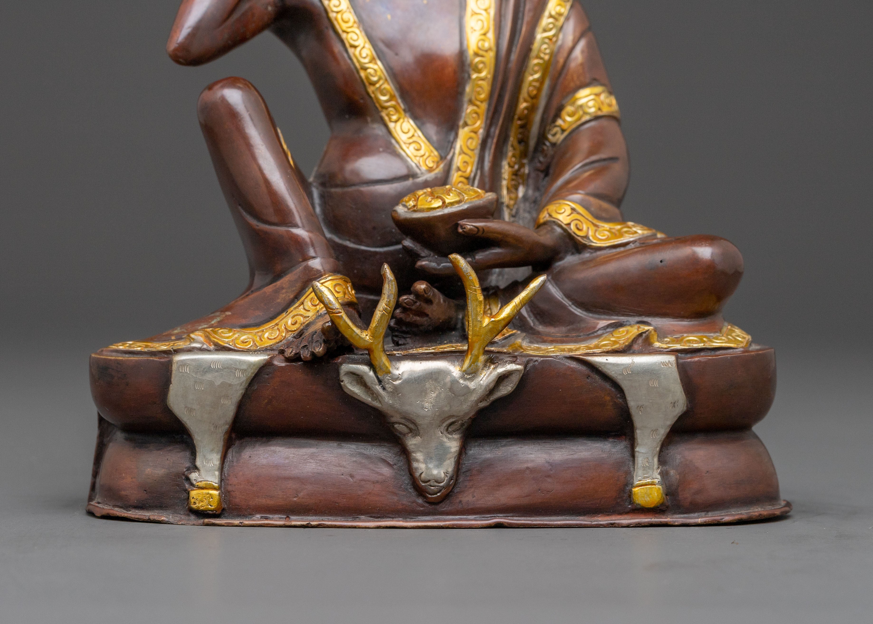 Milarepa Handcrafted Statue: Tibetan Buddhist Master