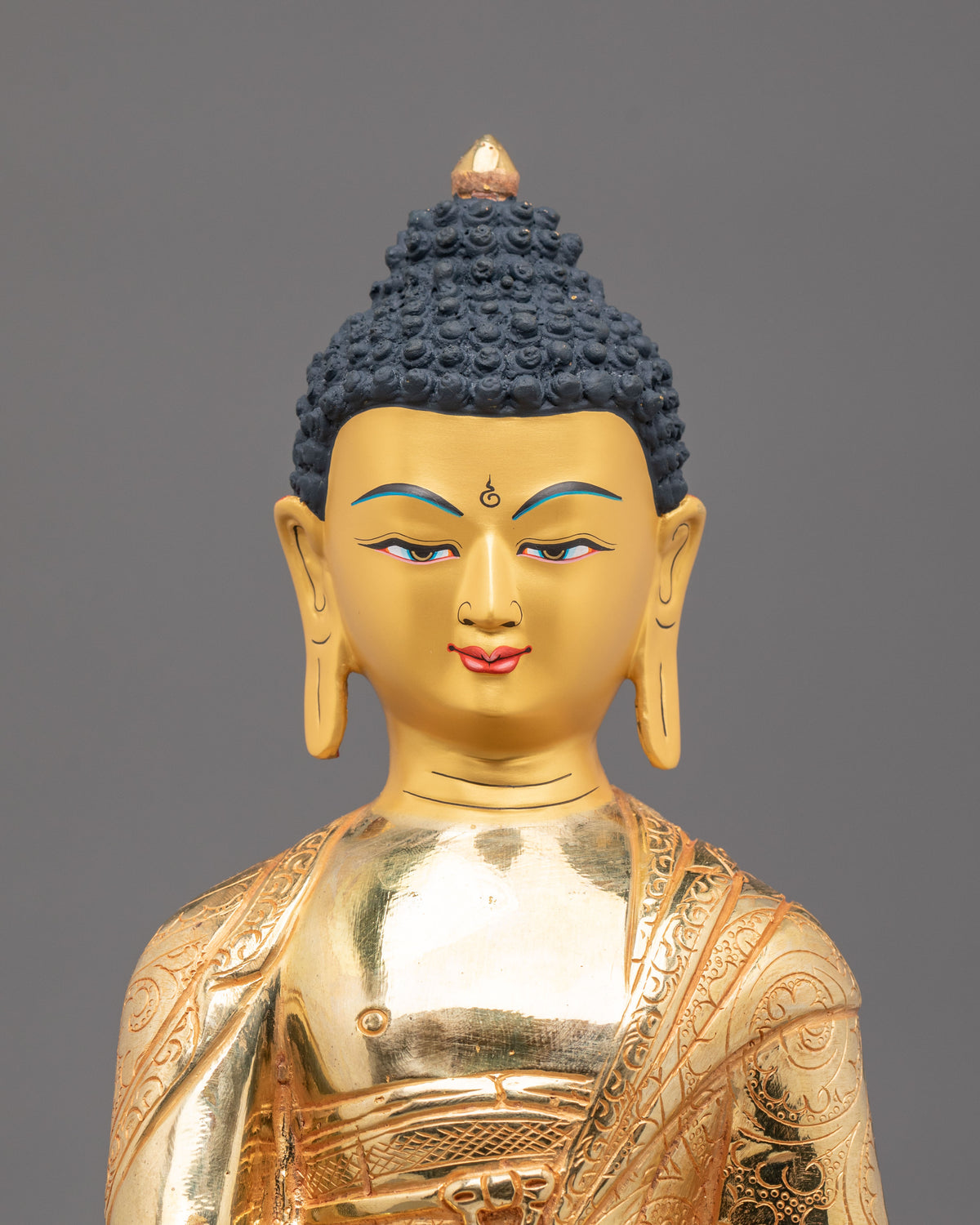 Handmade Amitabha Buddha Copper Sculpture