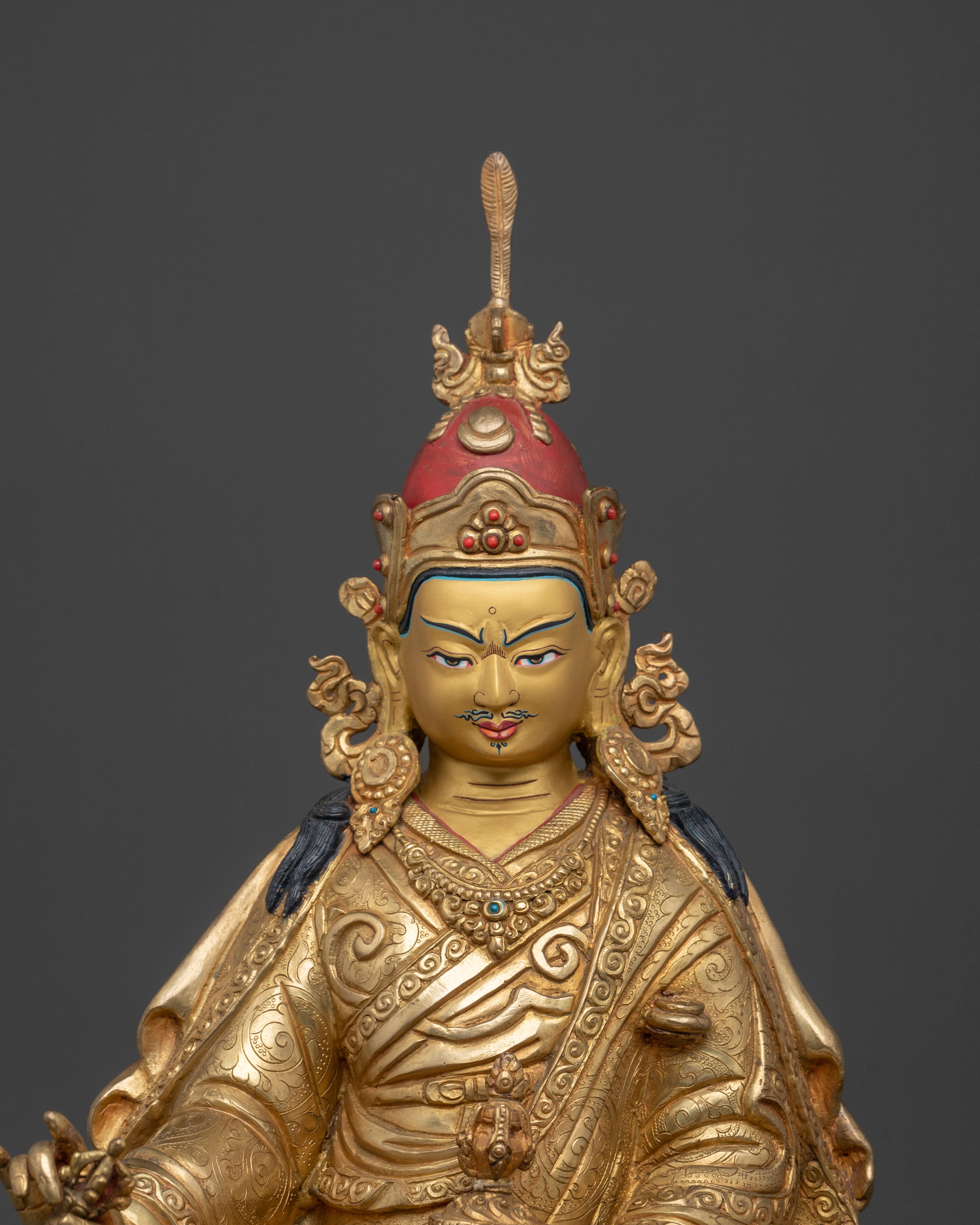 Guru Rinpoche Sculpture | Lotus-Born Master
