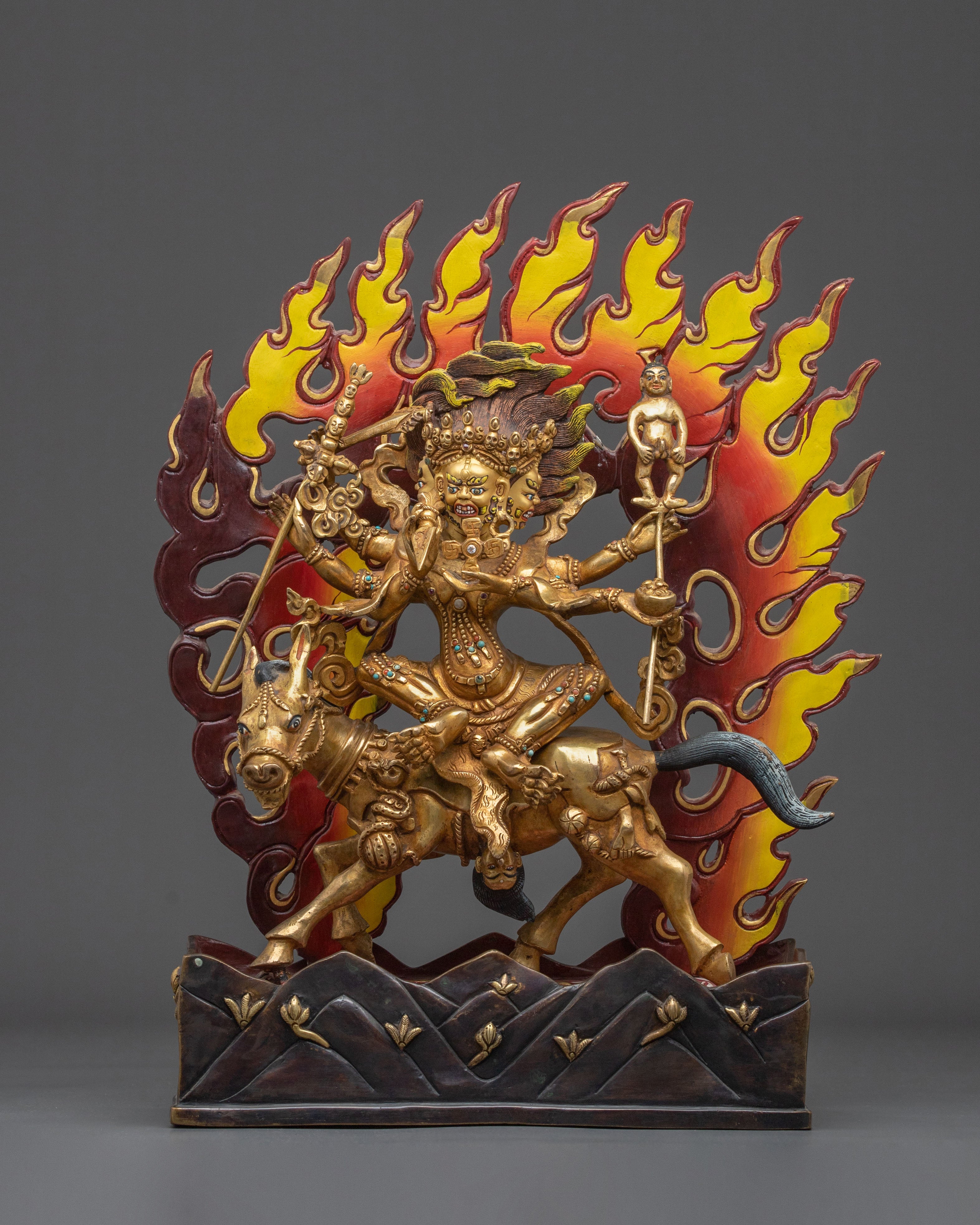 Palden Lhamo Sculpture | Fierce Buddhist Protector