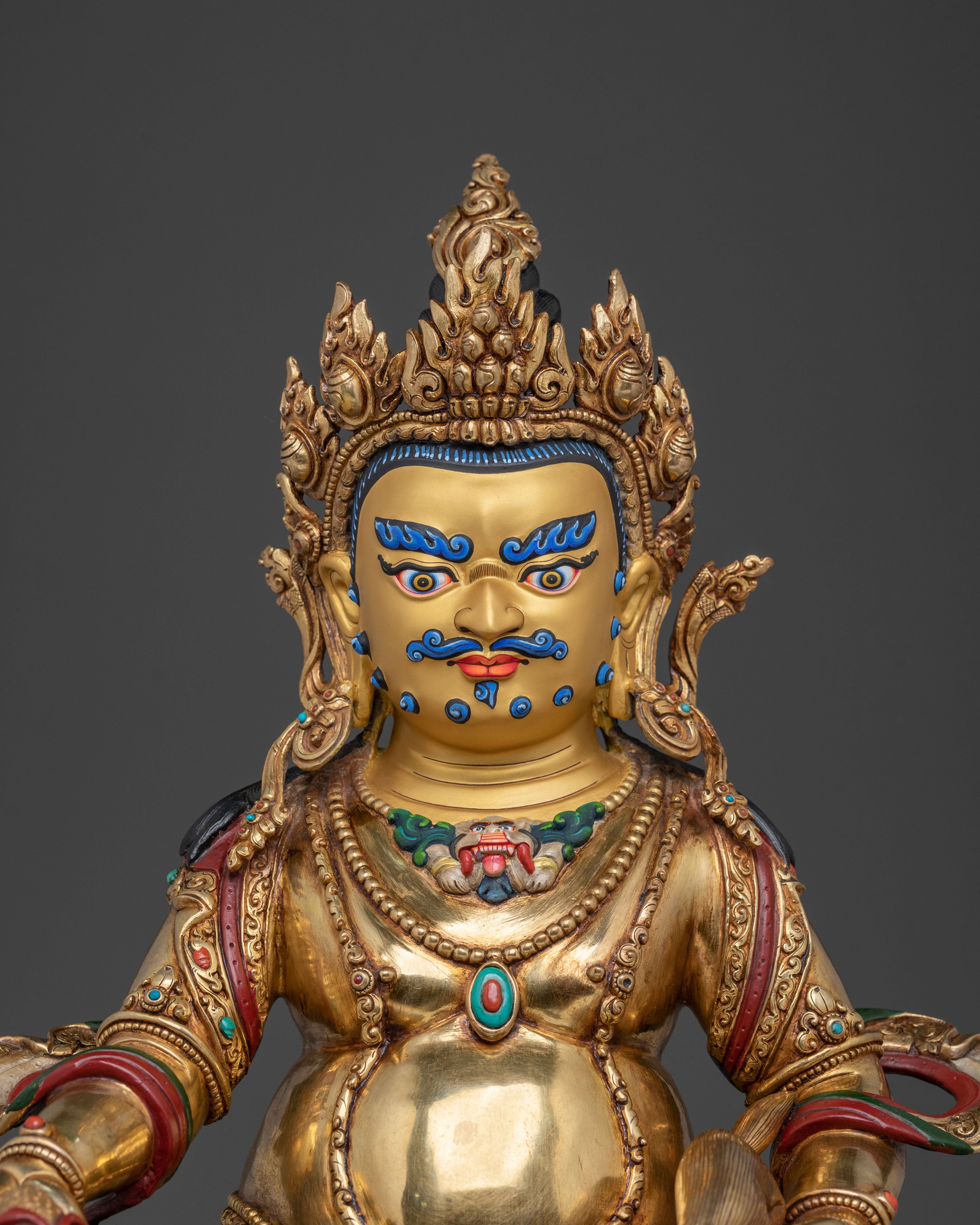 Dzambhala Statue: Buddhist Deity of Prosperity