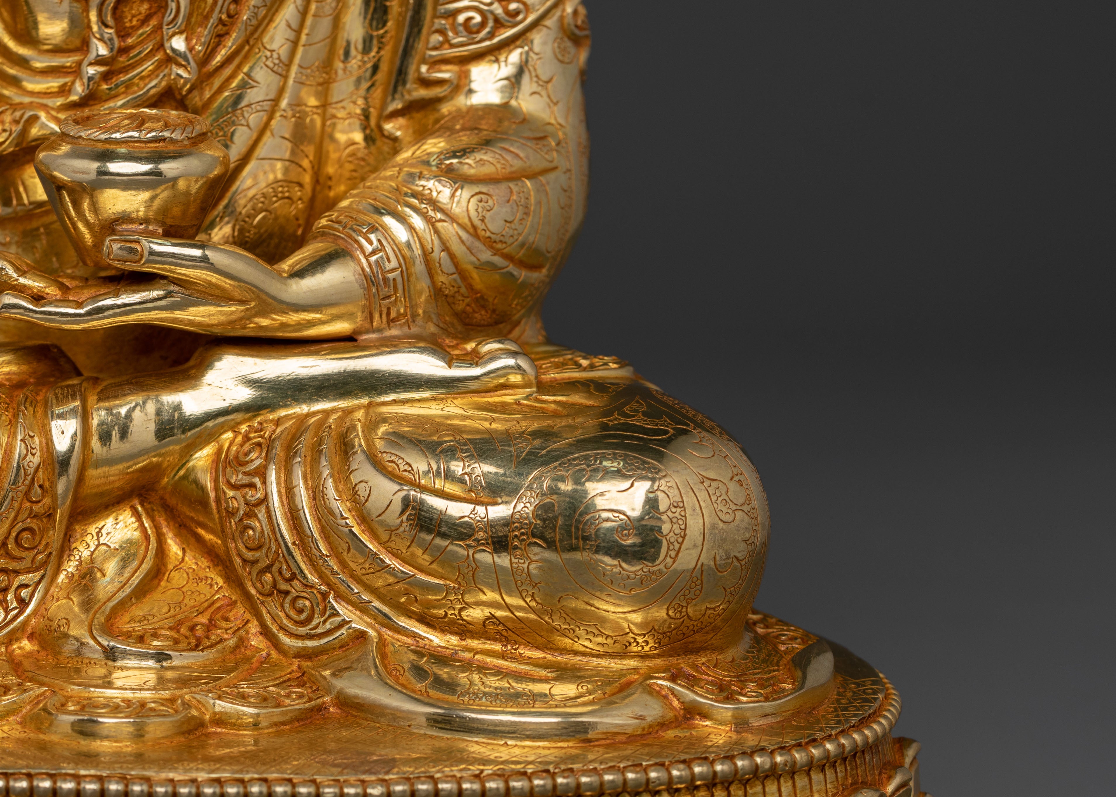 Peaceful Shakyamuni Buddha Sacred Figurine