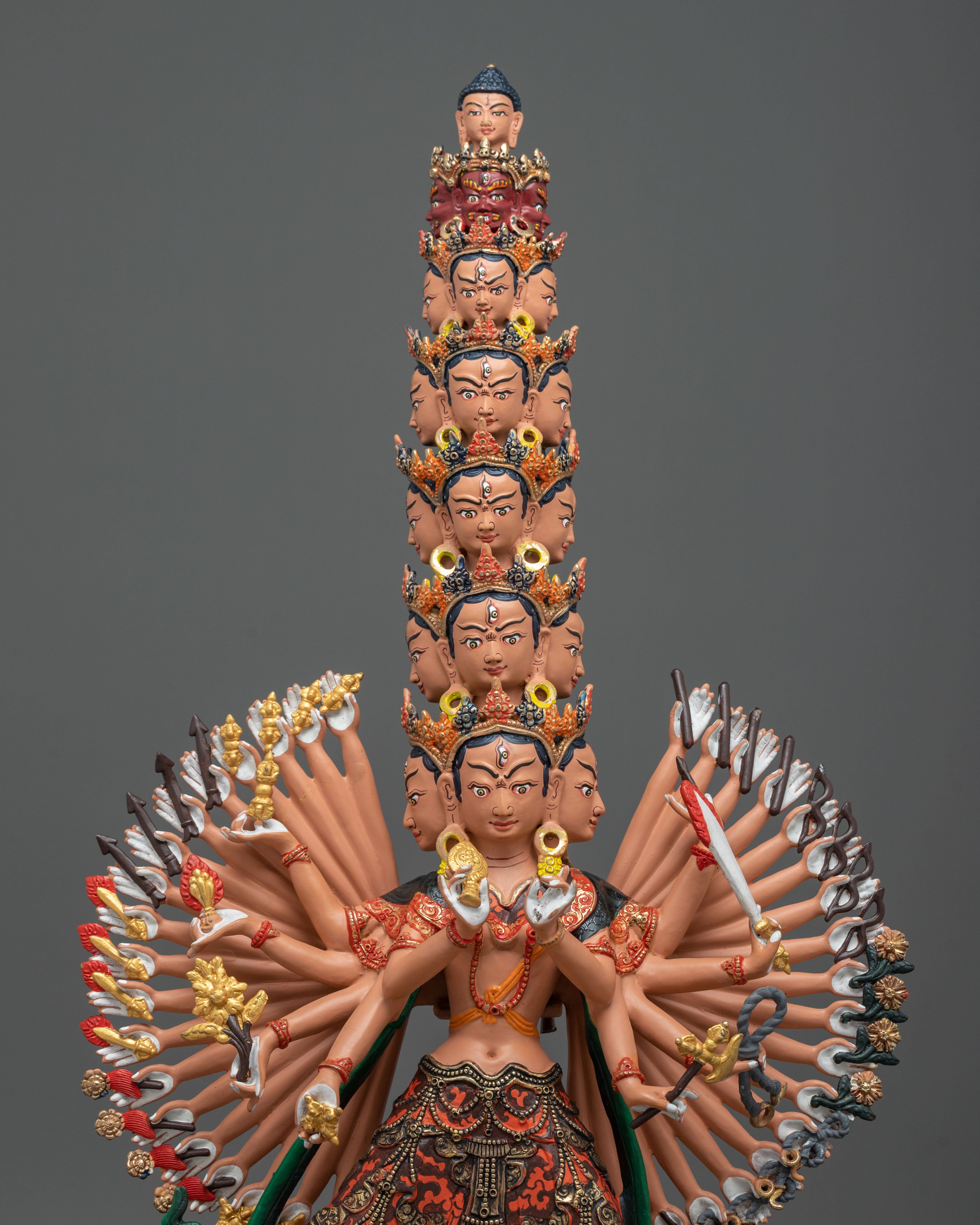1000 Armed Dukar Statue | Tibetan Buddhist Protector