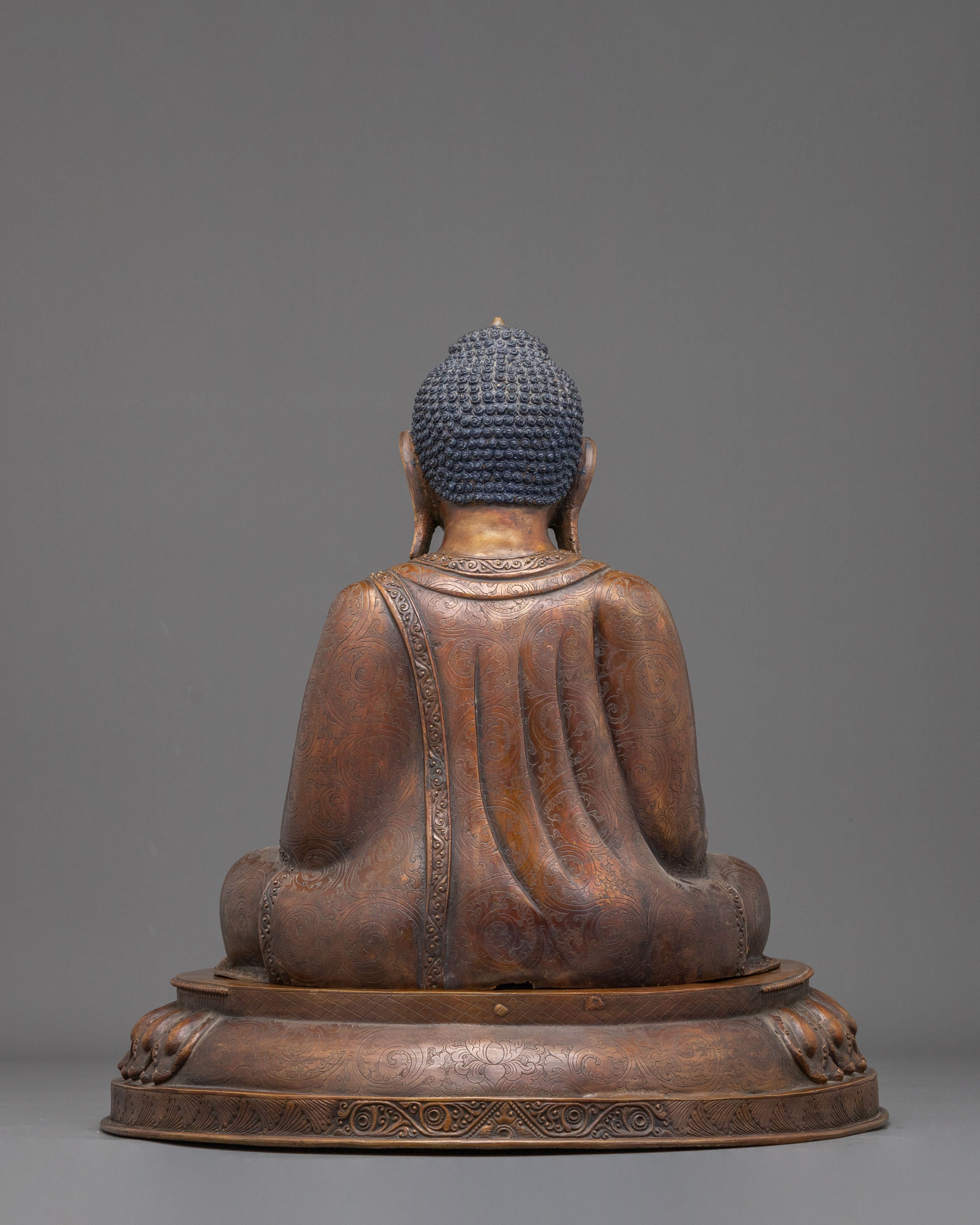 Siddhartha Gautama Handmade Statue | Oxidized Copper Sculpture