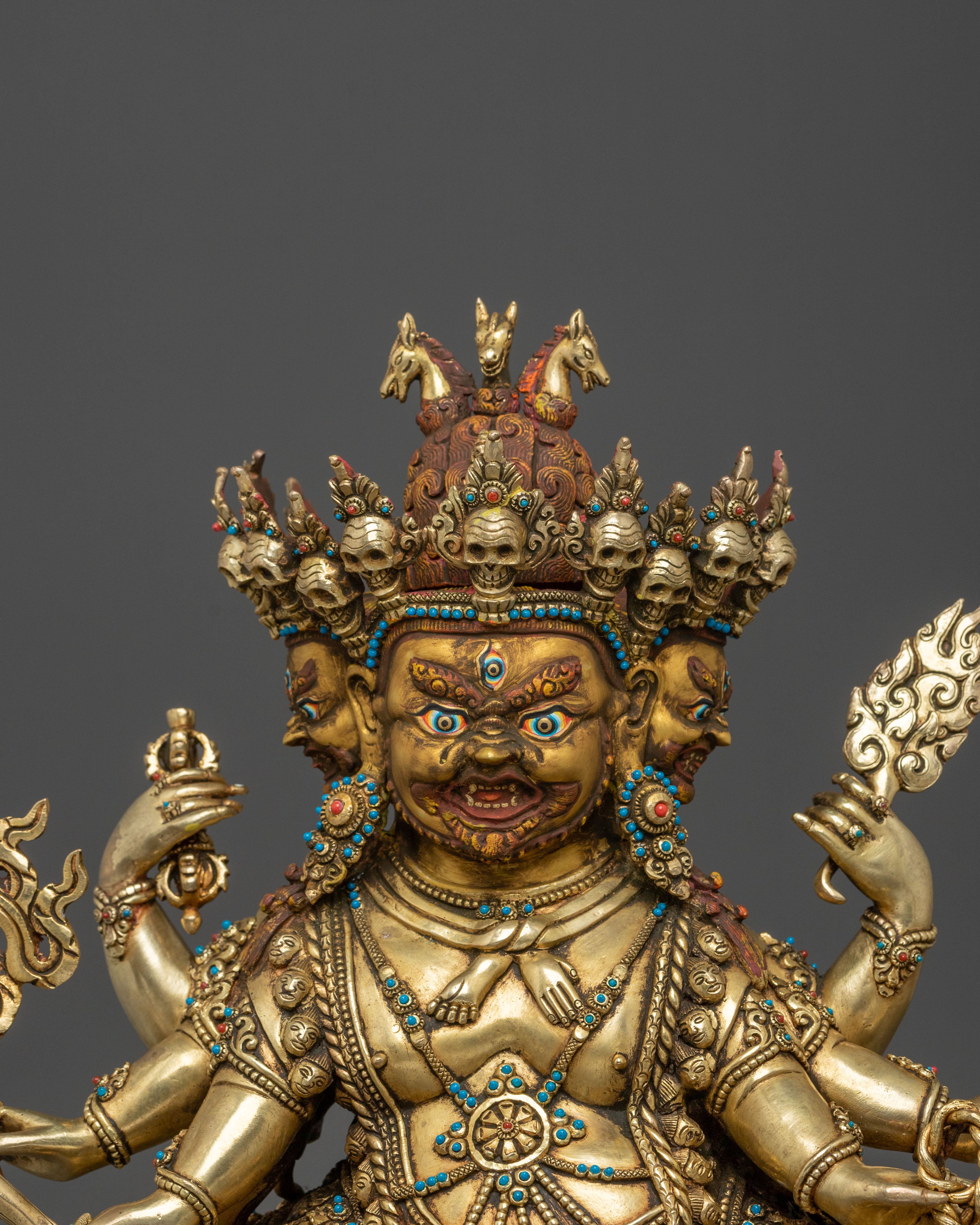 Hayagriva Wrathful Protector Statue for Rituals