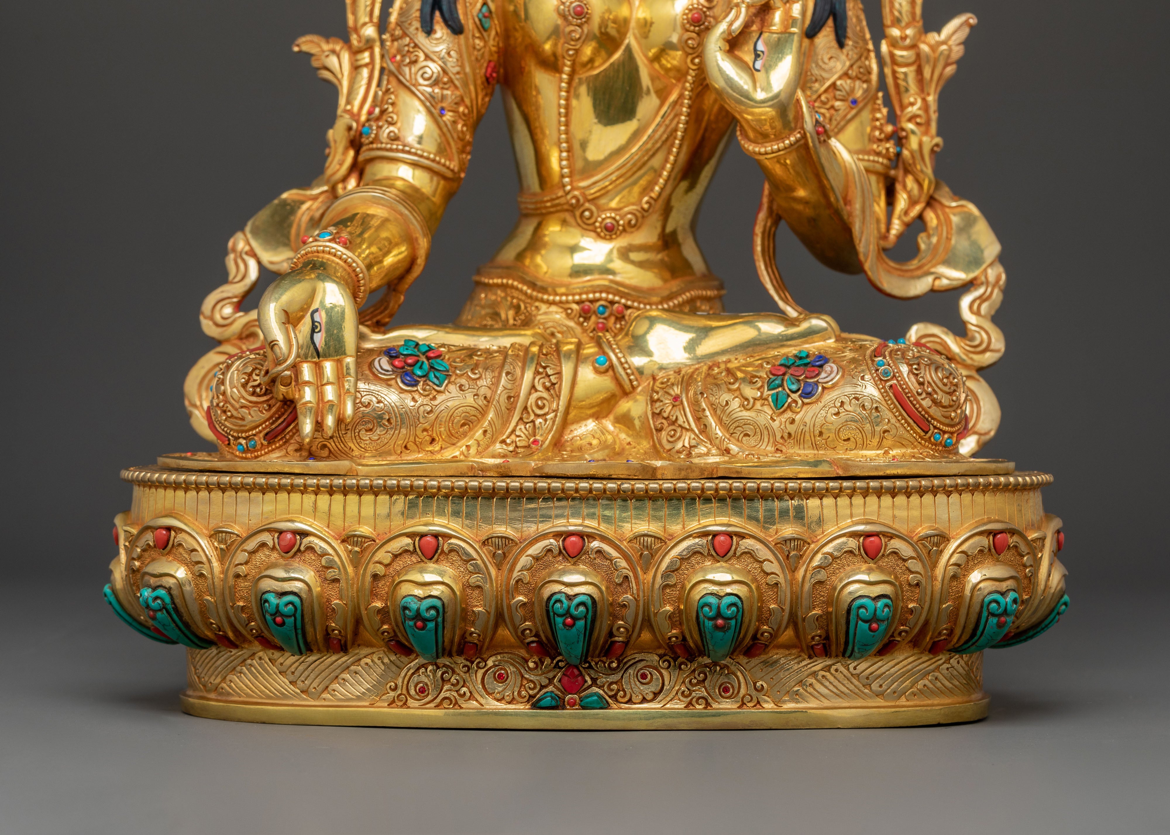 Peaceful White Tara Buddha Statue | Masterpiece Deity