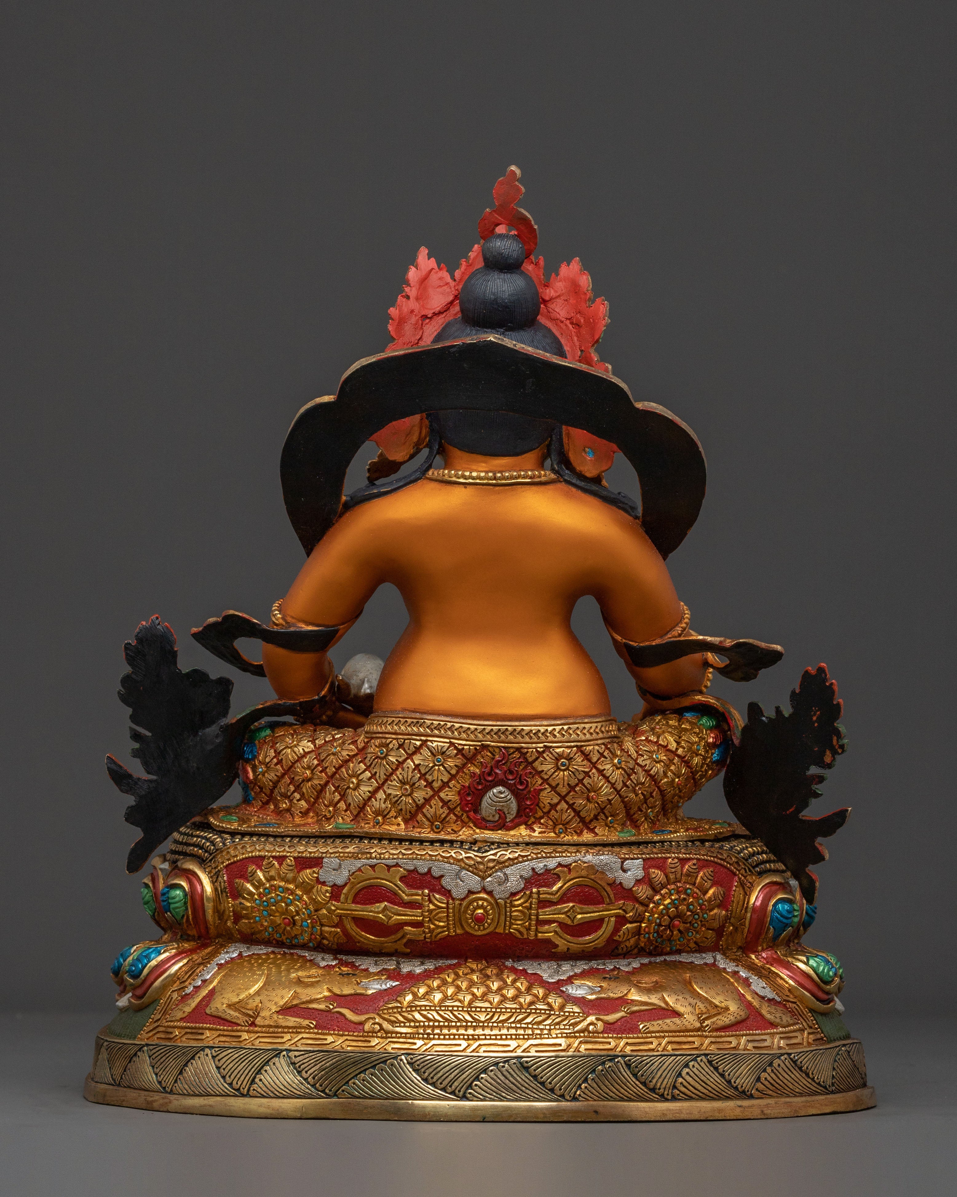 Yellow Dzambhala Sacred Statue | Himalayan Prosperity Art