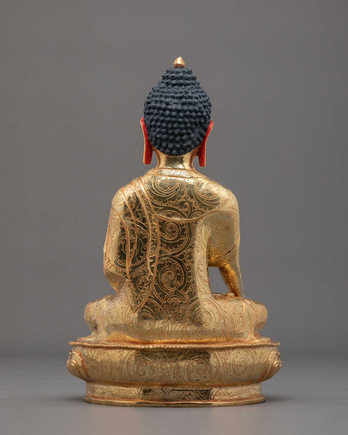 Ratnasambhava 24K Gold Gilded Sculpture