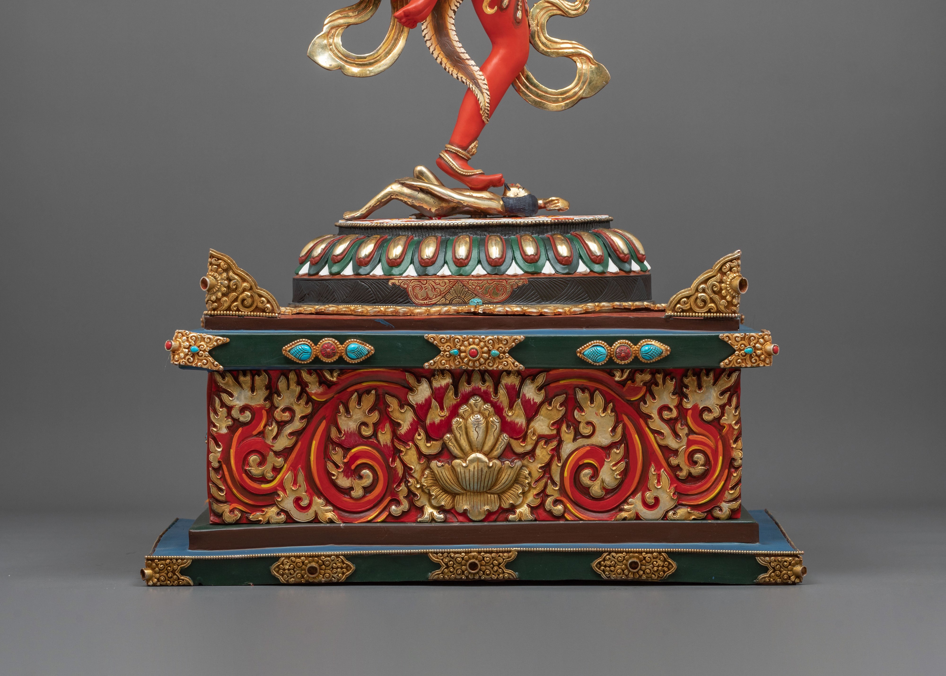 Kurukulla "Red Tara" Sculpture of Protection | Home Decor