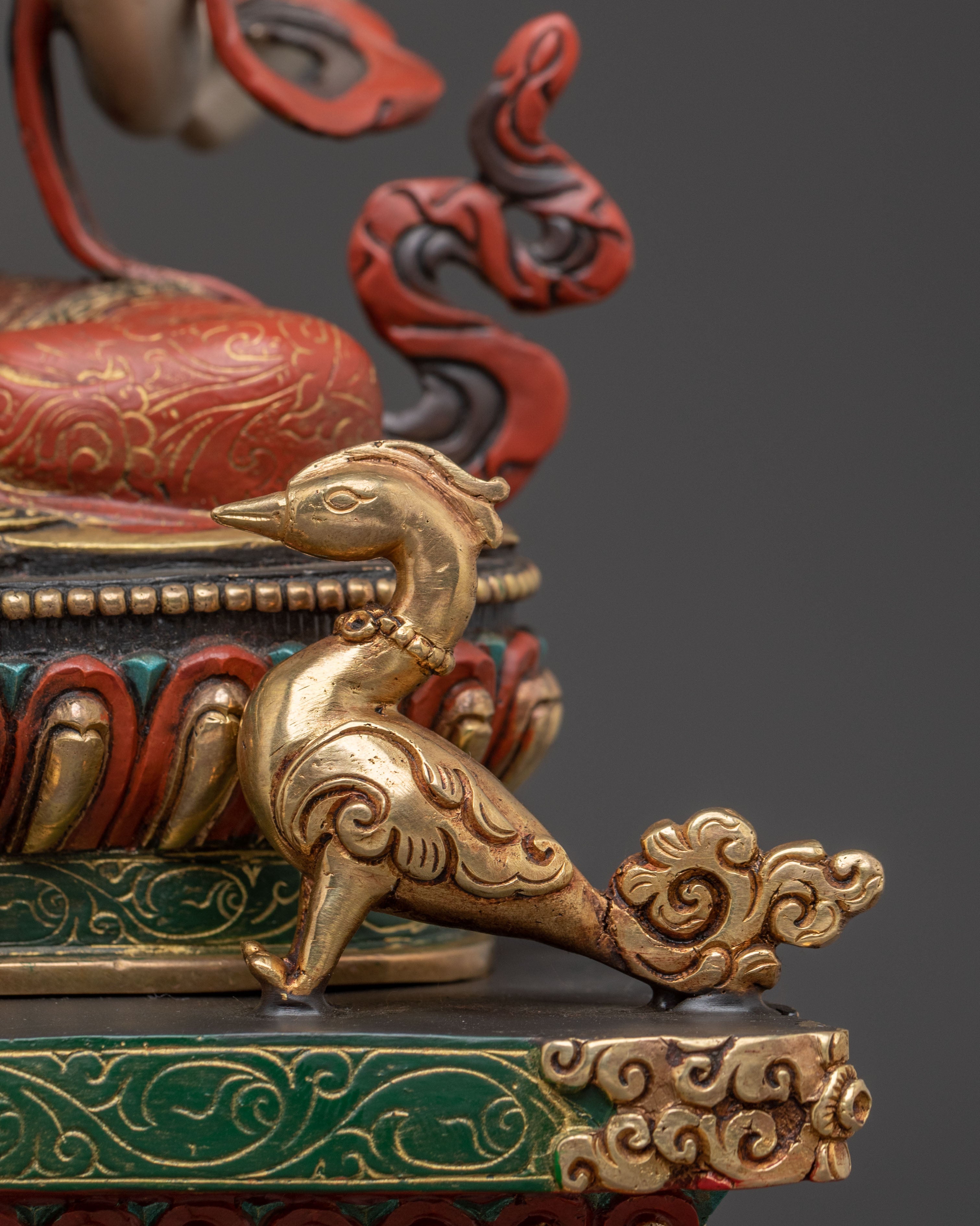 Goddess Saraswati Statue on Throne | Knowledge Icon