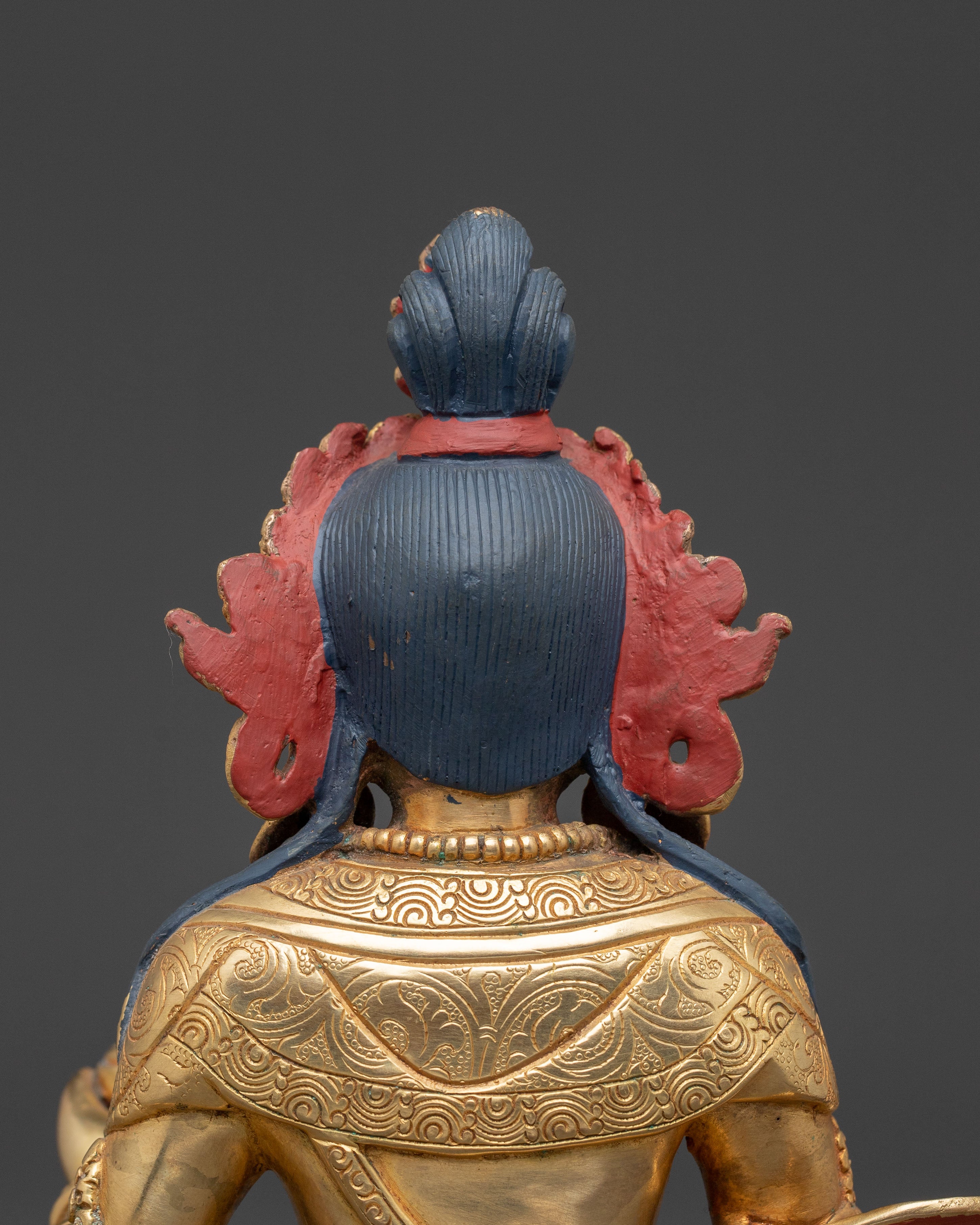 Handmade Tilopa Spiritual Statue - 24K Gilded Masterpiece