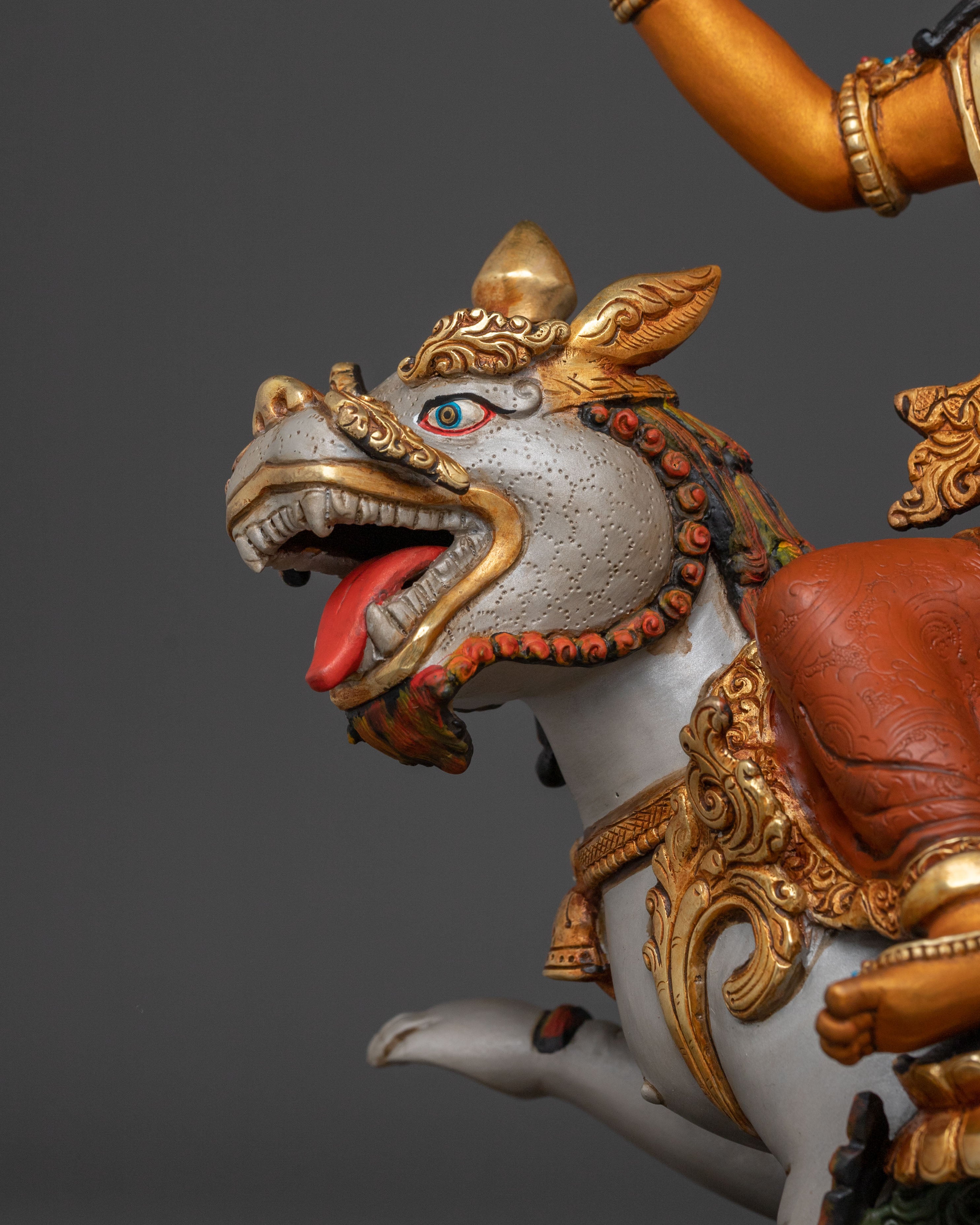 Simhanada Manjushri Statue | Tibetan Buddhist Bodhisattva