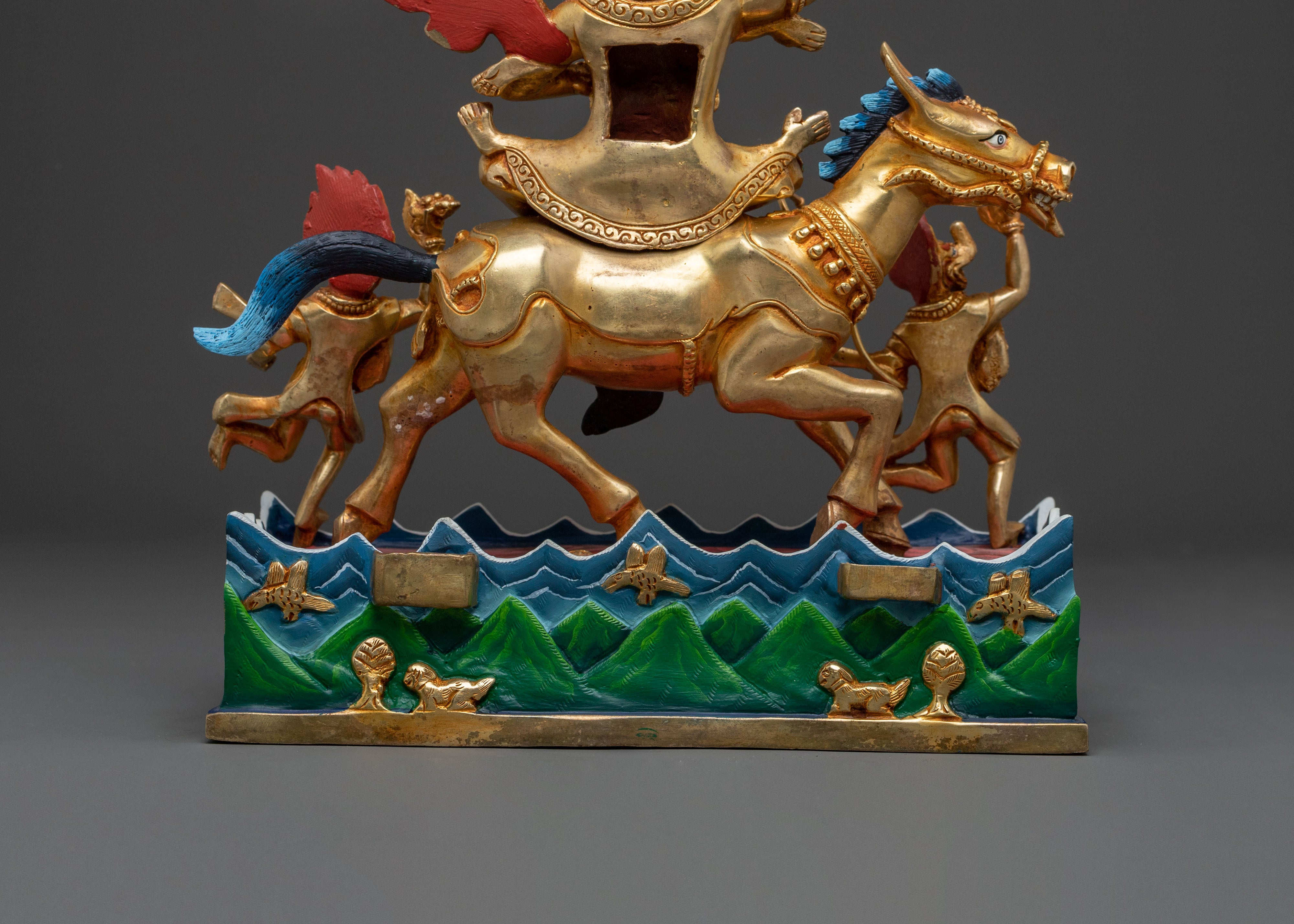 Handcrafted Palden Lhamo Sacred Guardian Statue