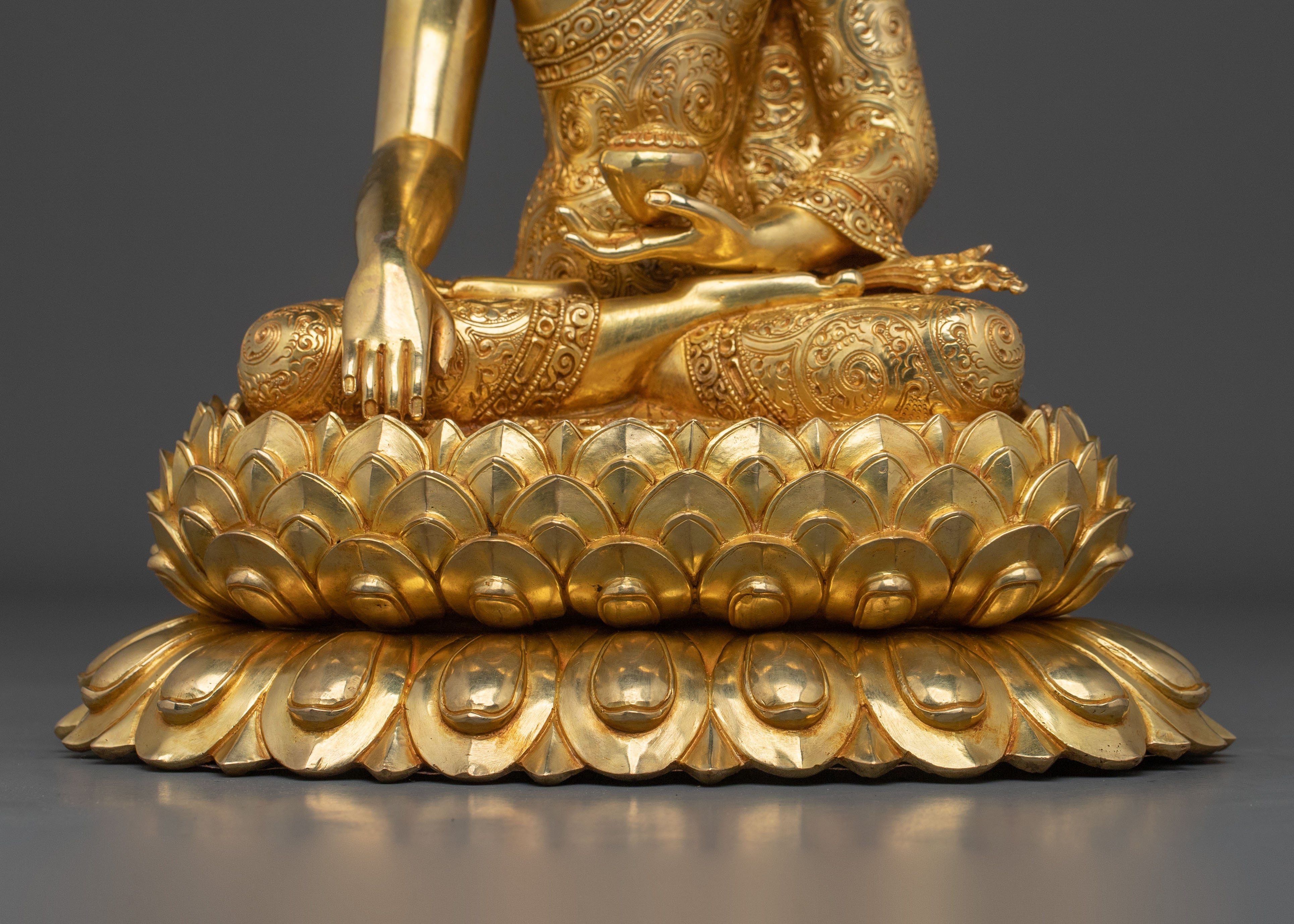 Tibetan Sacred Shakyamuni Buddha Statue | Sacred Altar Decor