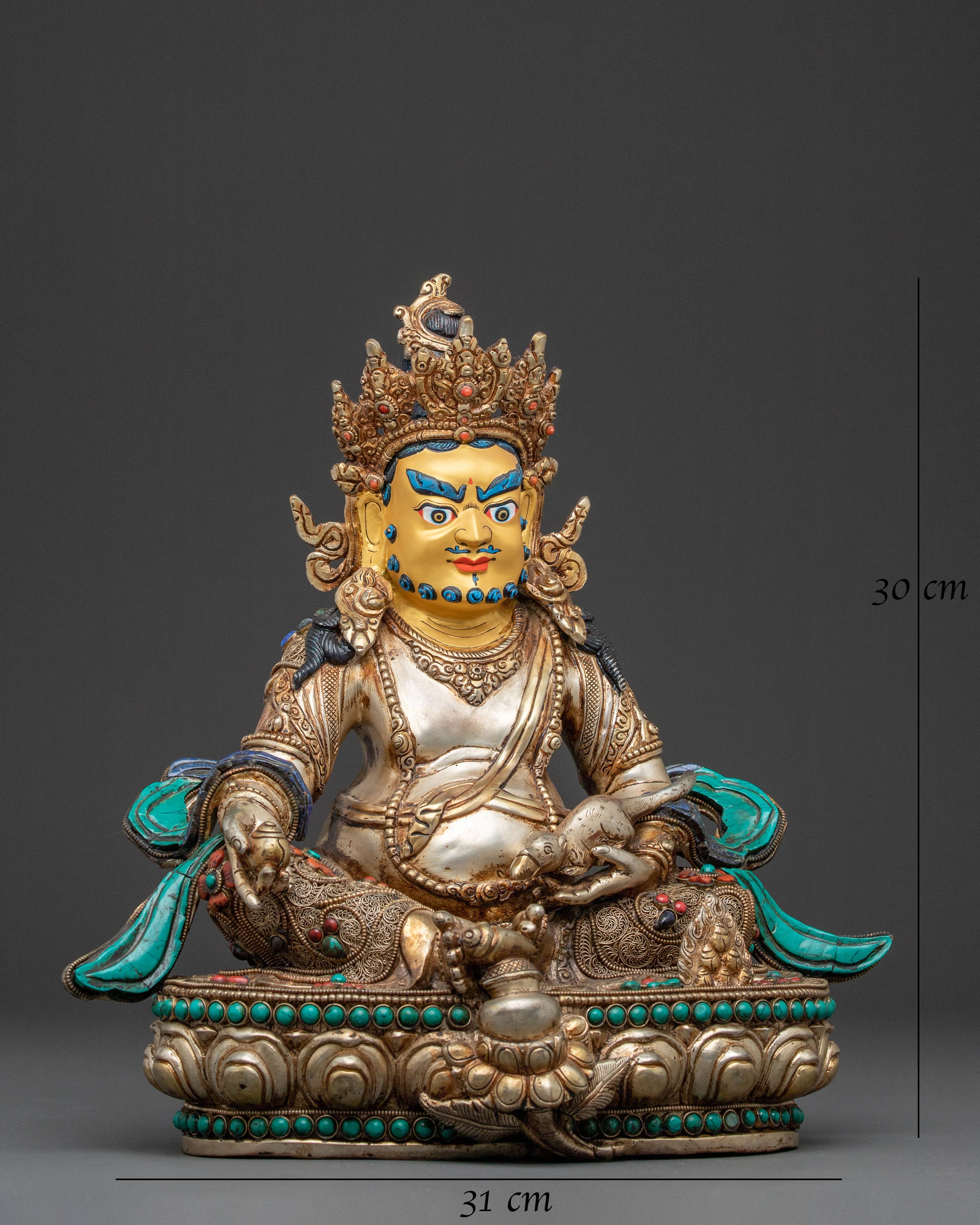 Dzambhala Prosperity Statue | God of Wealth